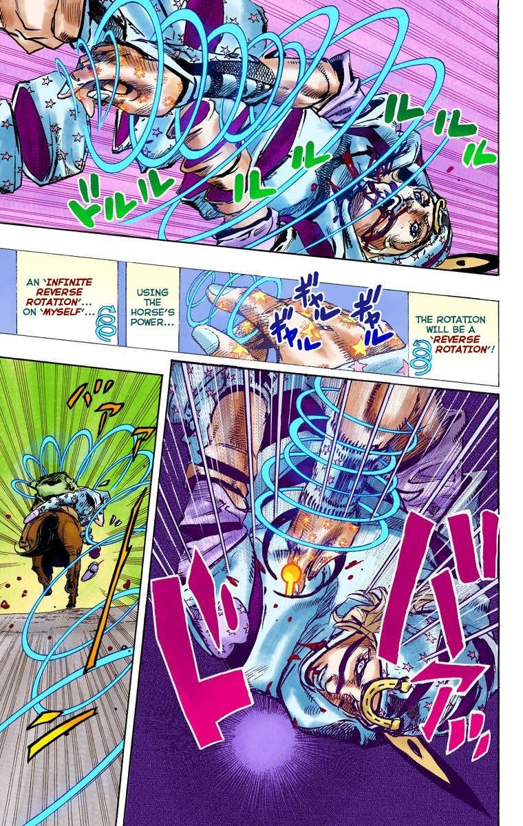JoJo's Bizarre Adventure Steel Ball Run Colored Manga