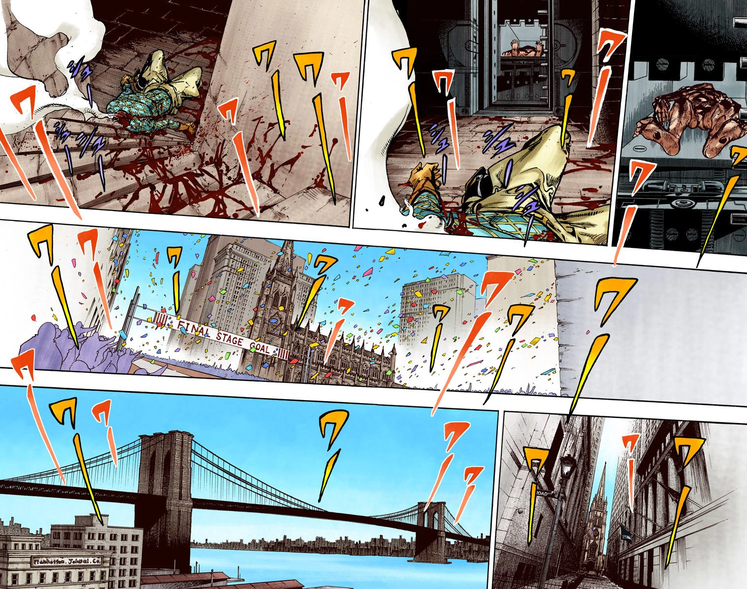 JoJo's Bizarre Adventure Steel Ball Run Colored Manga