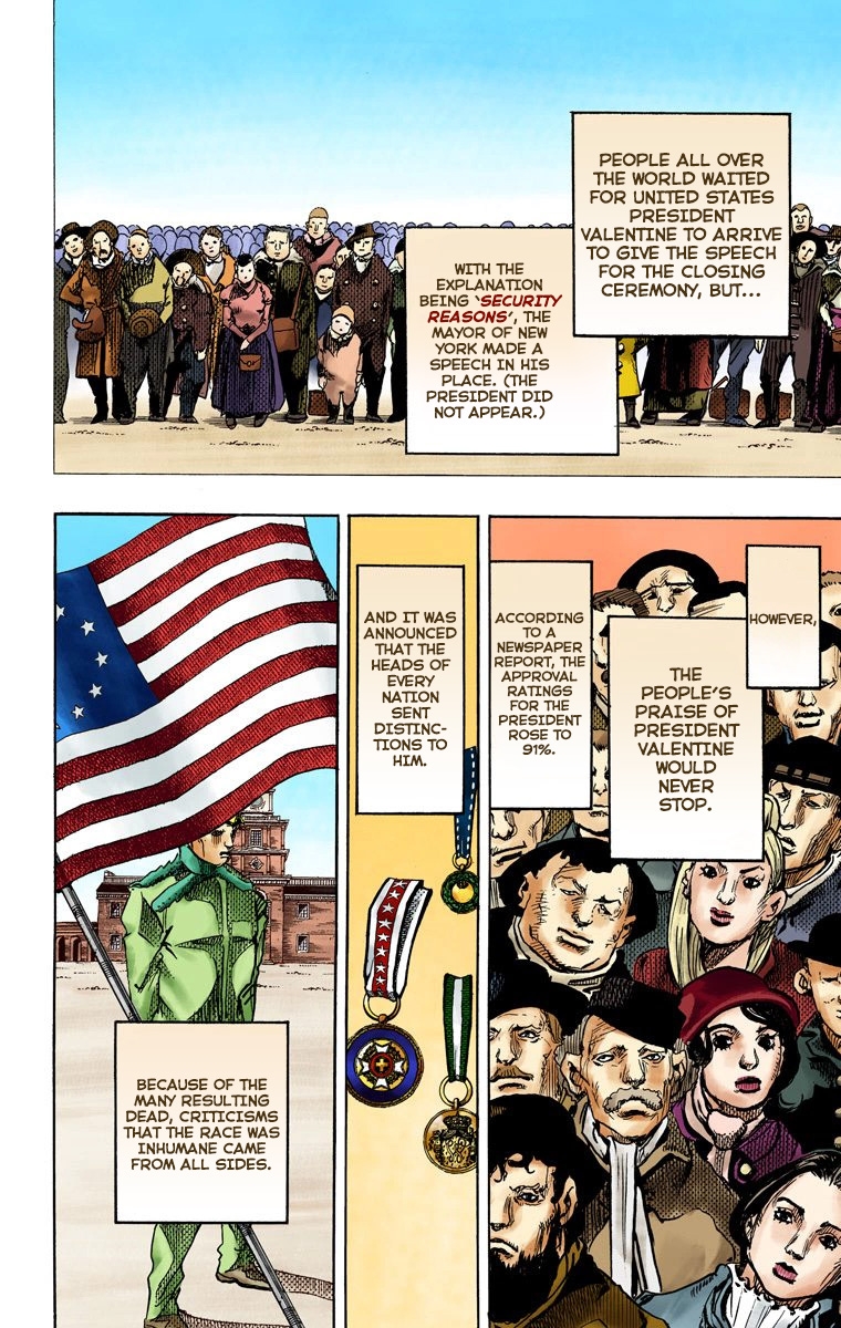 JoJo's Bizarre Adventure Steel Ball Run Colored Manga