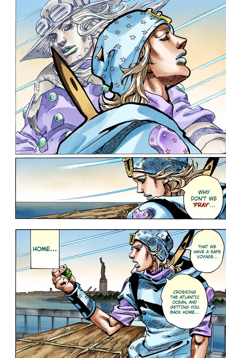 JoJo's Bizarre Adventure Steel Ball Run Colored Manga