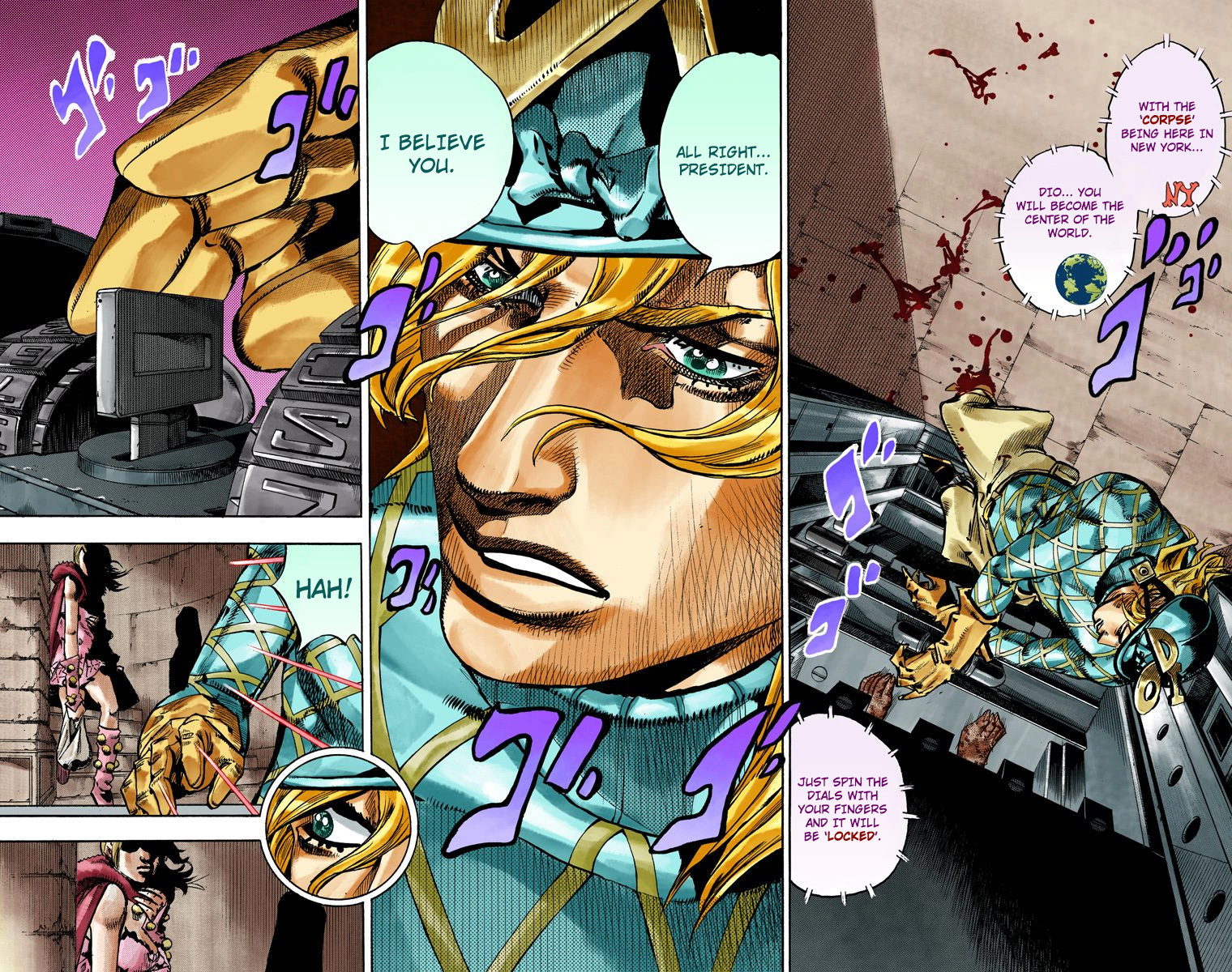 JoJo's Bizarre Adventure Steel Ball Run Colored Manga