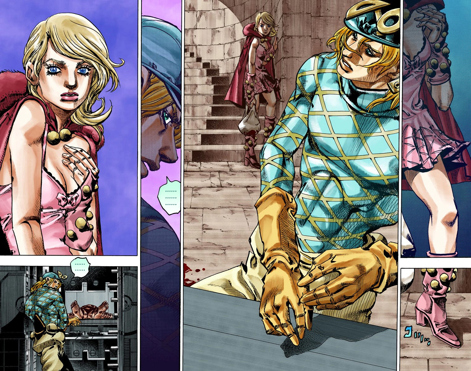 JoJo's Bizarre Adventure Steel Ball Run Colored Manga