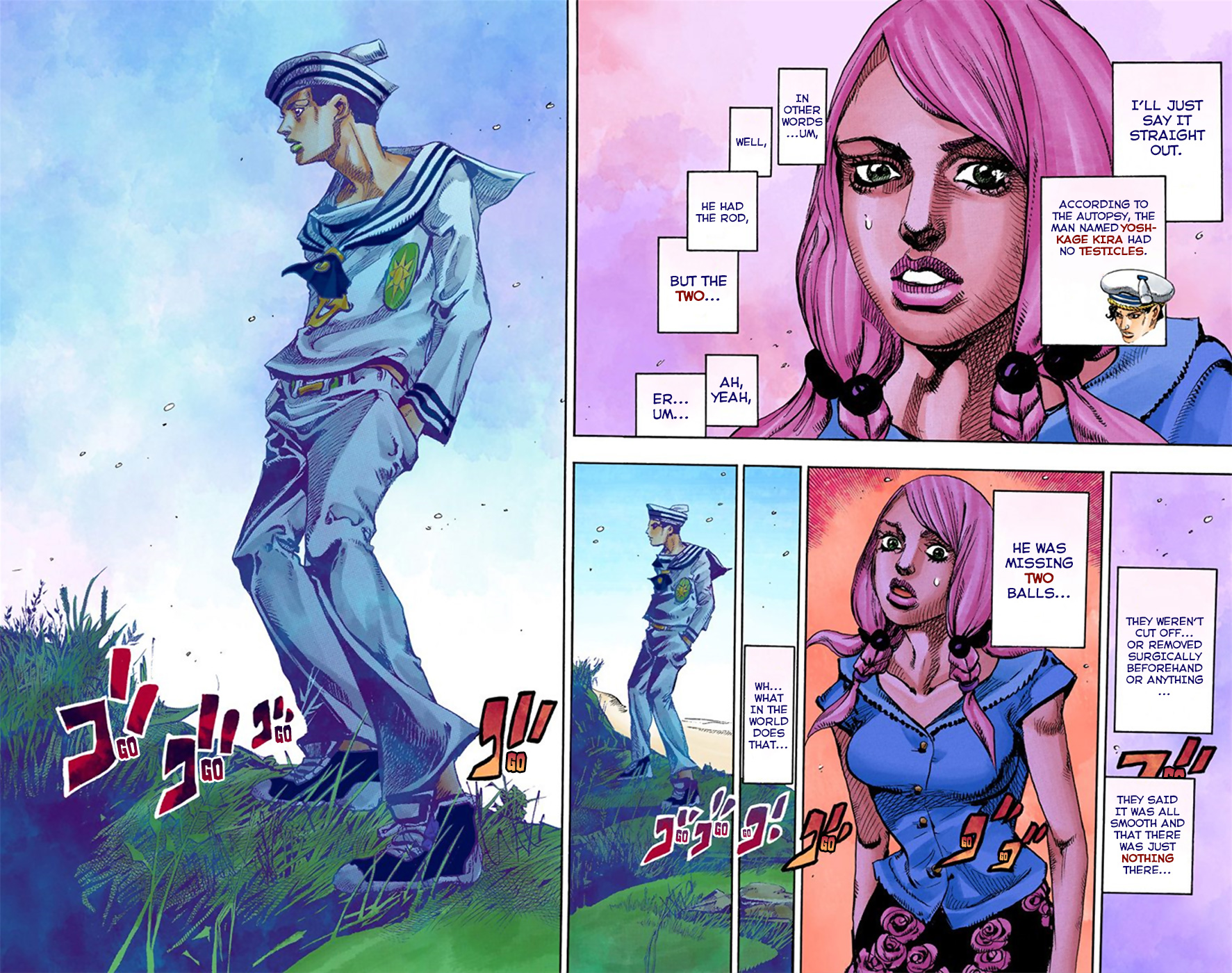 JoJo's Bizarre Adventure, Part 8: JoJolion Colored Manga