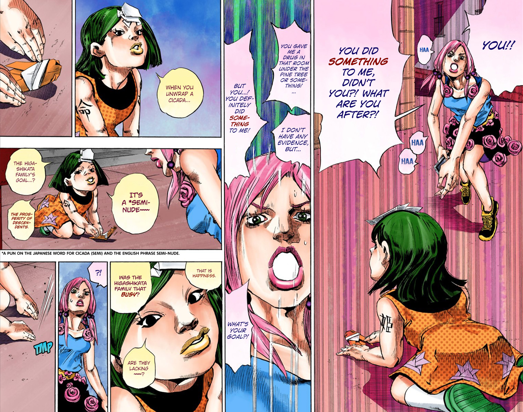 JoJo's Bizarre Adventure, Part 8: JoJolion Colored Manga