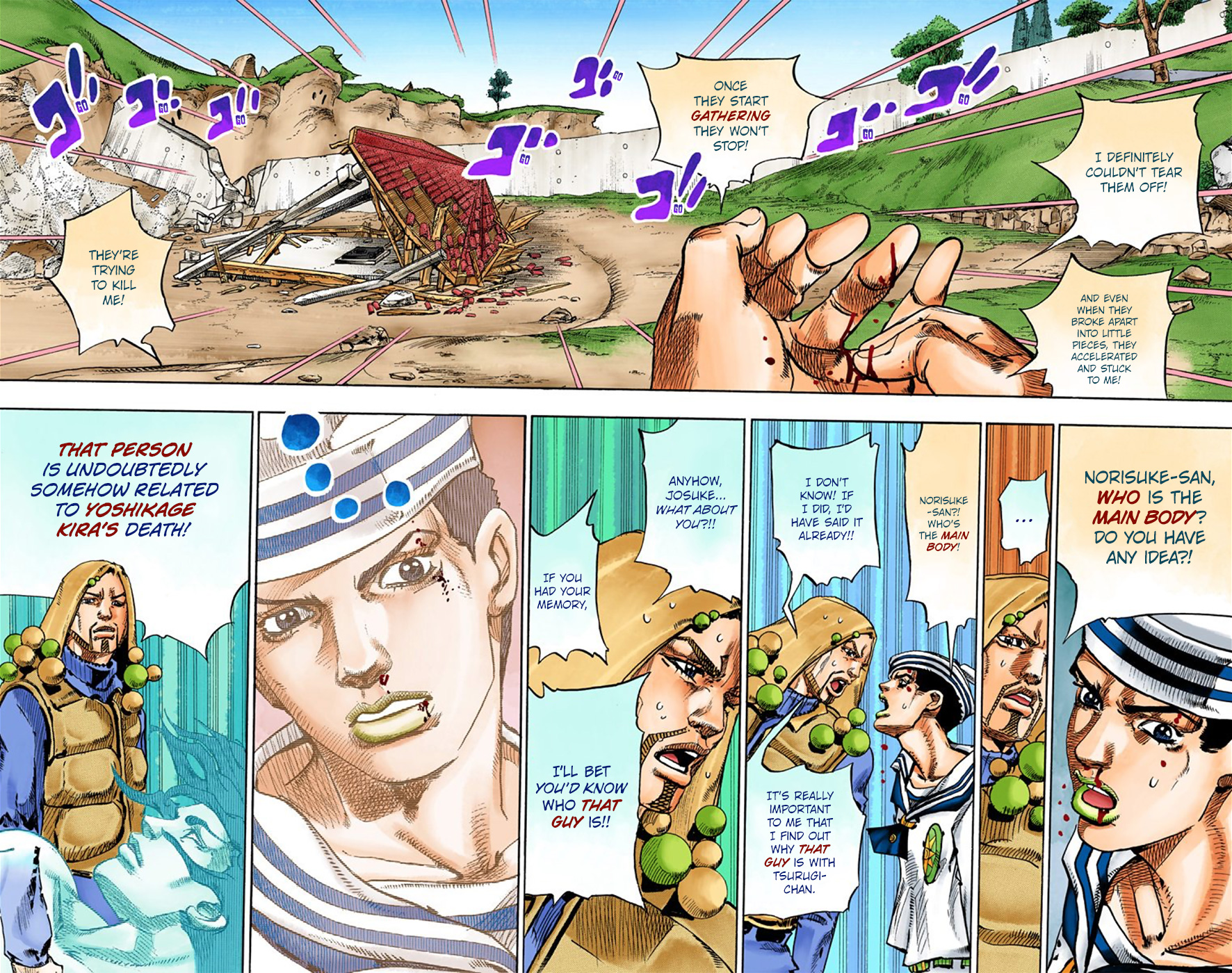 JoJo's Bizarre Adventure, Part 8: JoJolion Colored Manga