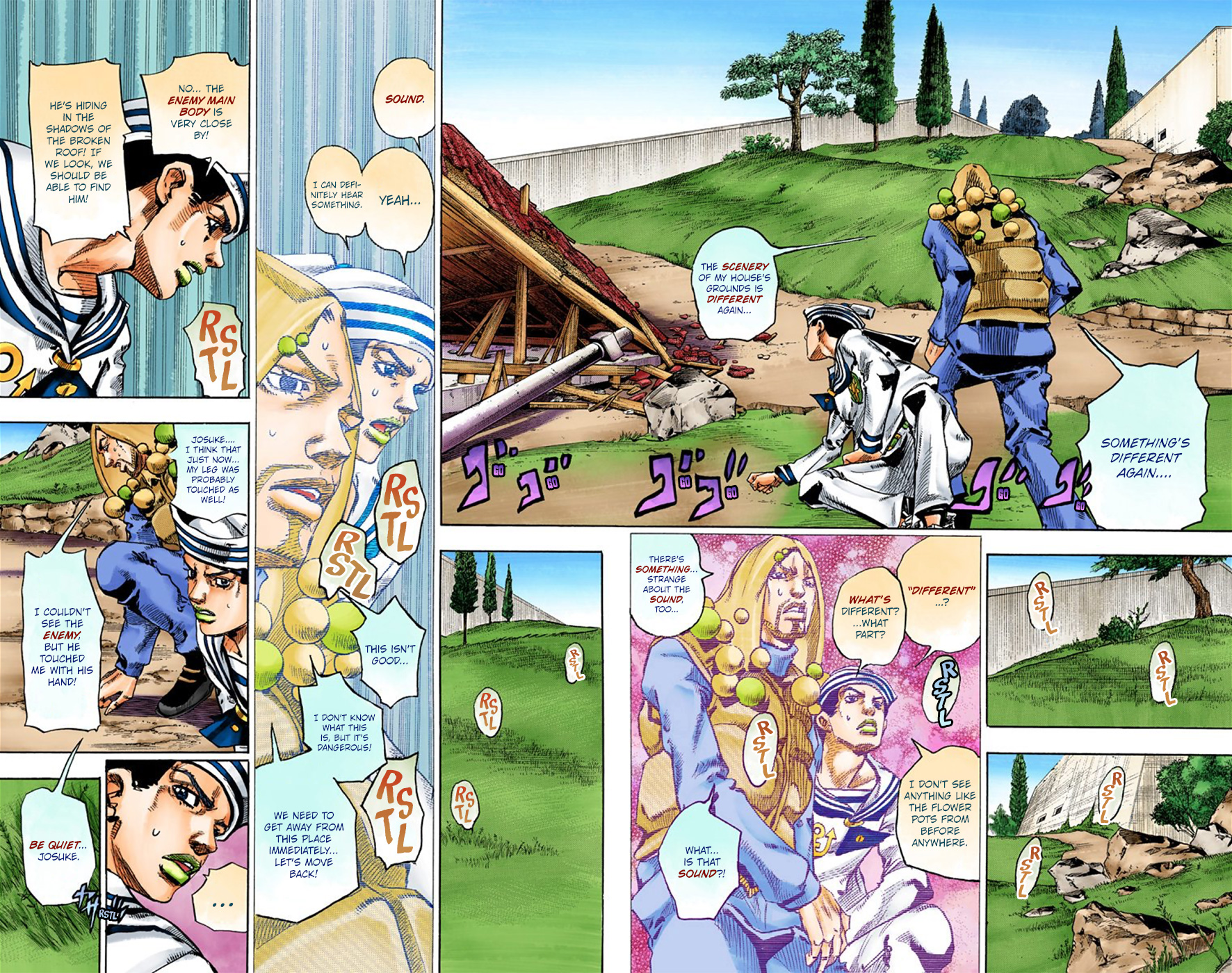 JoJo's Bizarre Adventure, Part 8: JoJolion Colored Manga