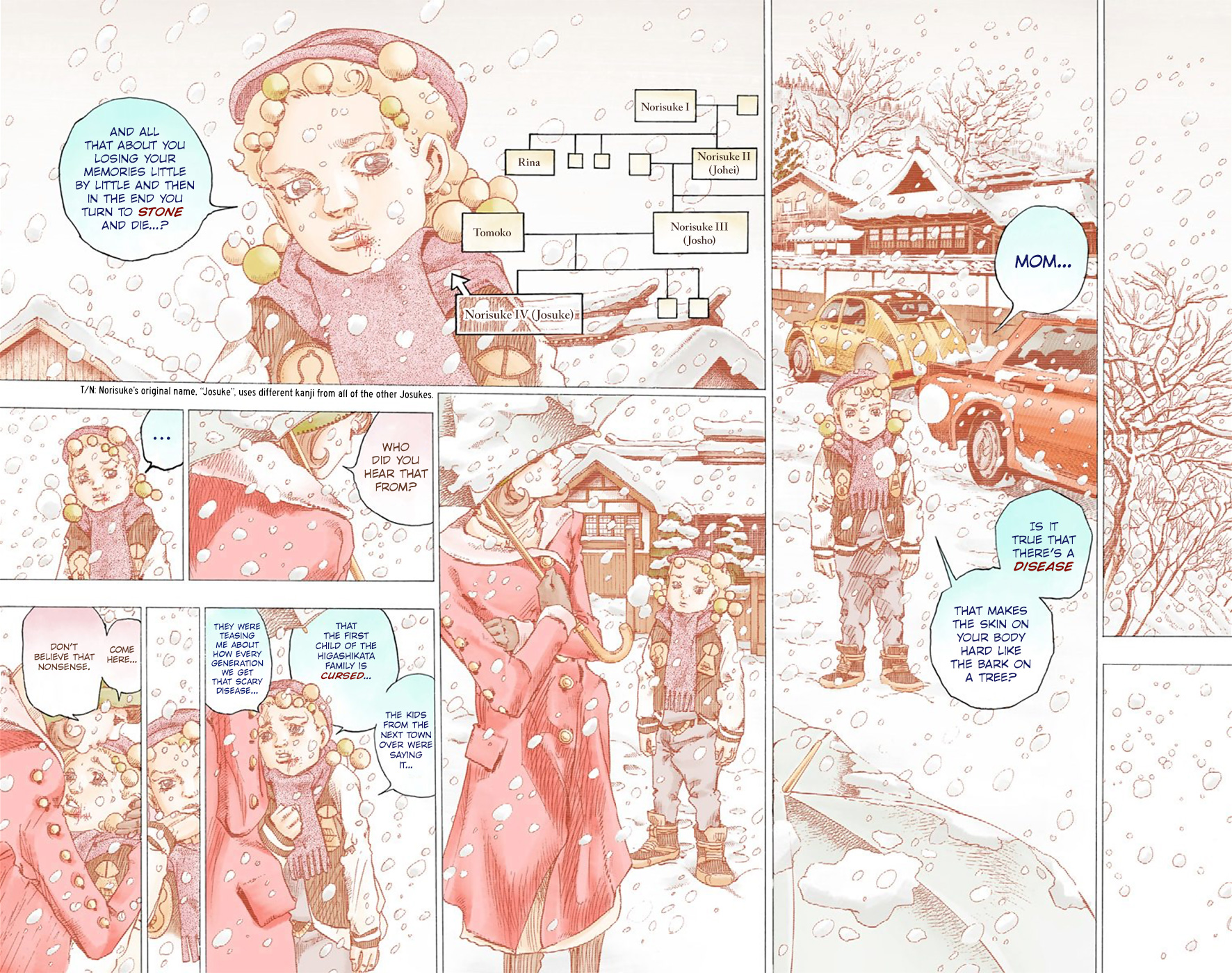 JoJo's Bizarre Adventure, Part 8: JoJolion Colored Manga