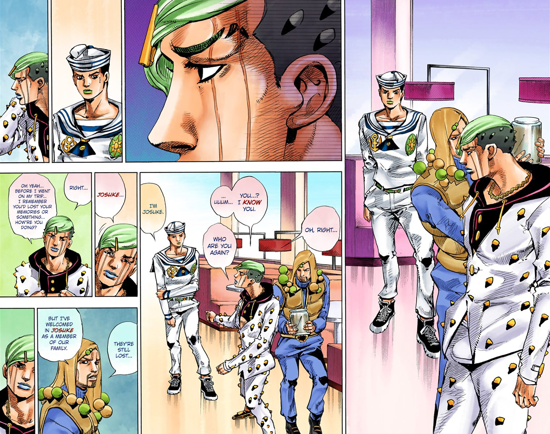 JoJo's Bizarre Adventure, Part 8: JoJolion Colored Manga