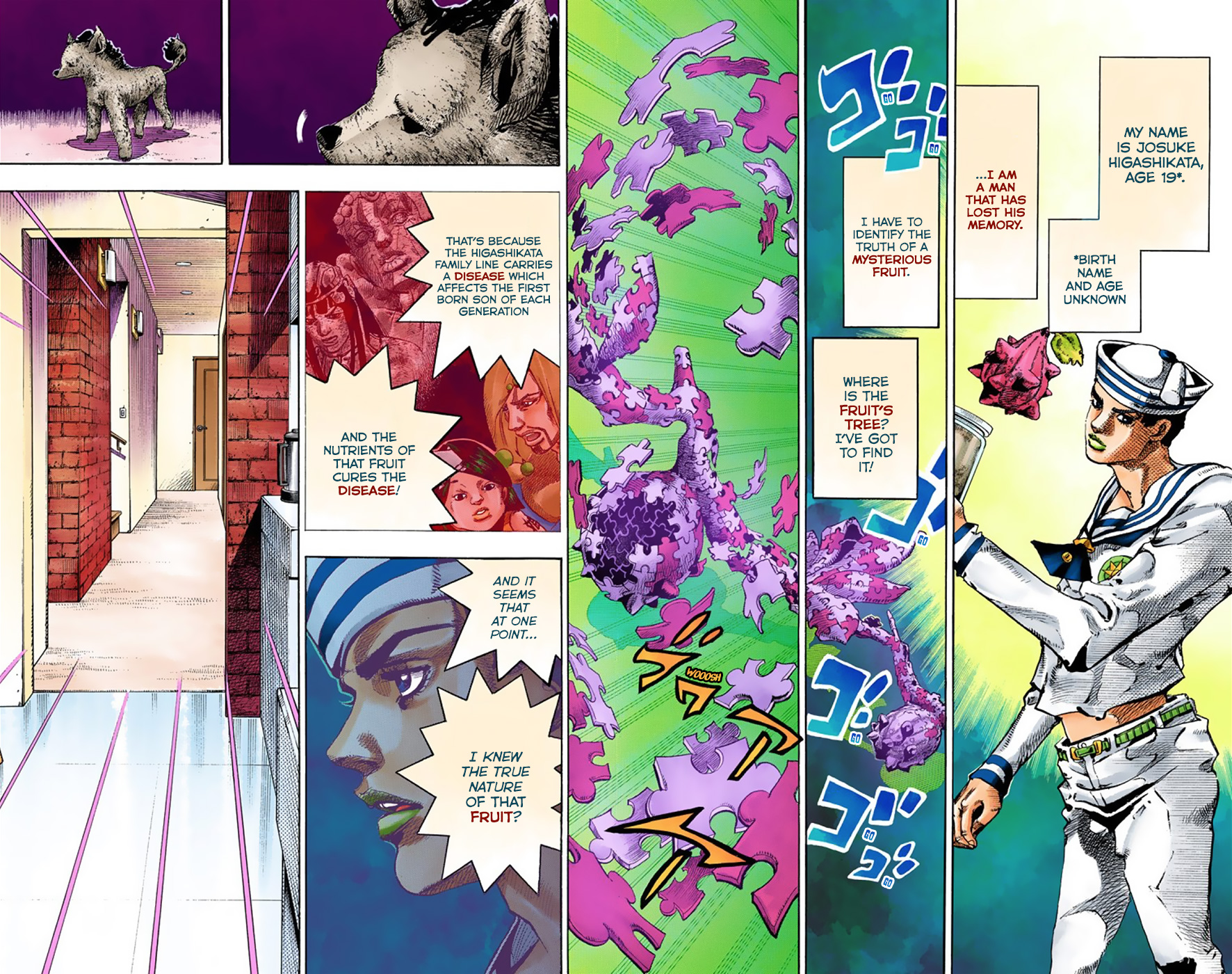 JoJo's Bizarre Adventure, Part 8: JoJolion Colored Manga