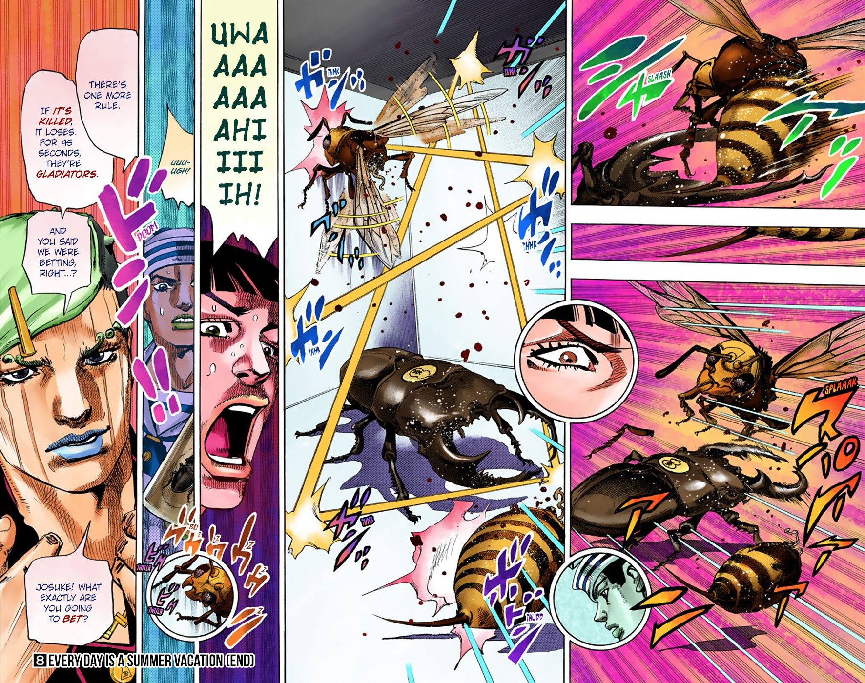 JoJo's Bizarre Adventure, Part 8: JoJolion Colored Manga