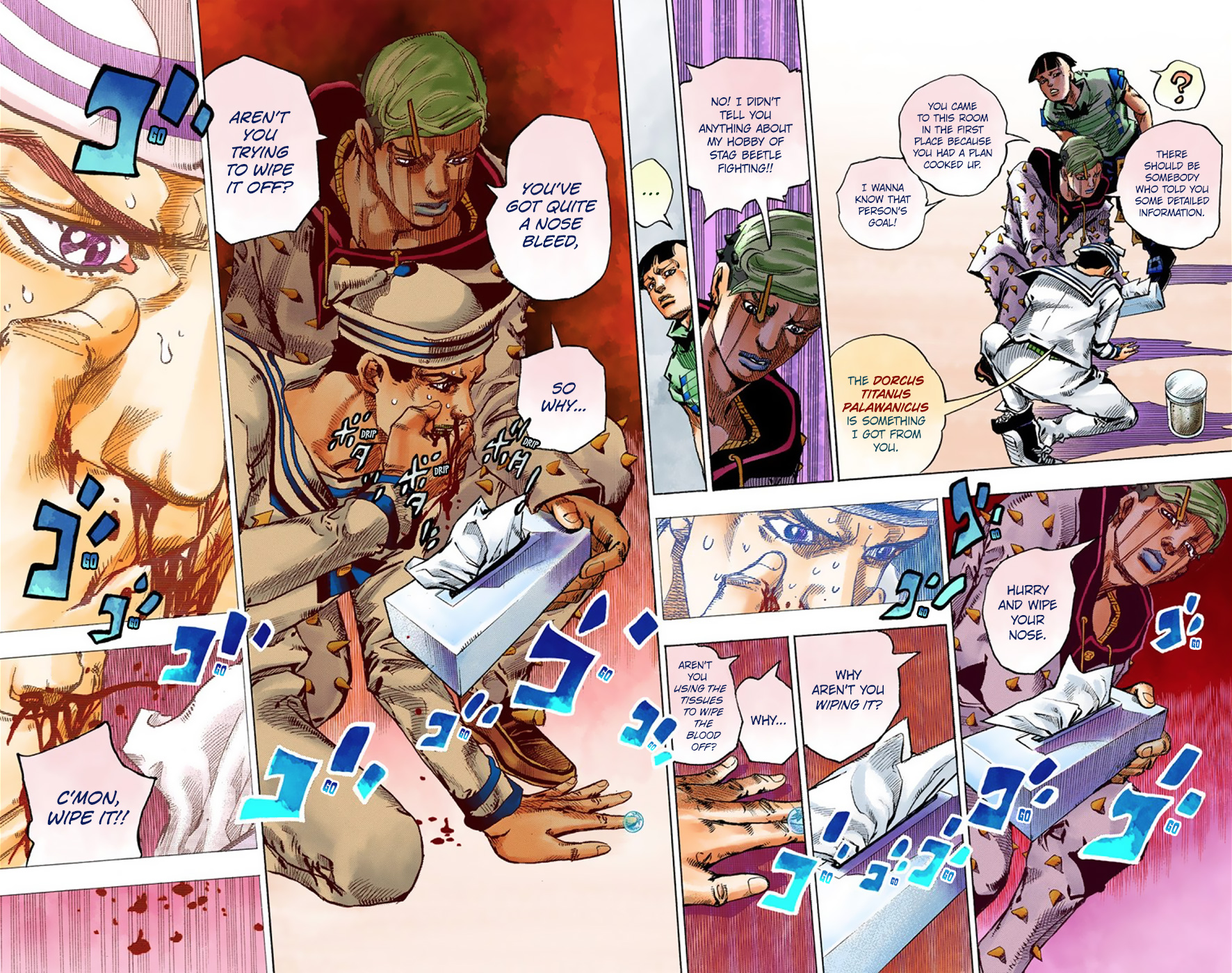 JoJo's Bizarre Adventure, Part 8: JoJolion Colored Manga