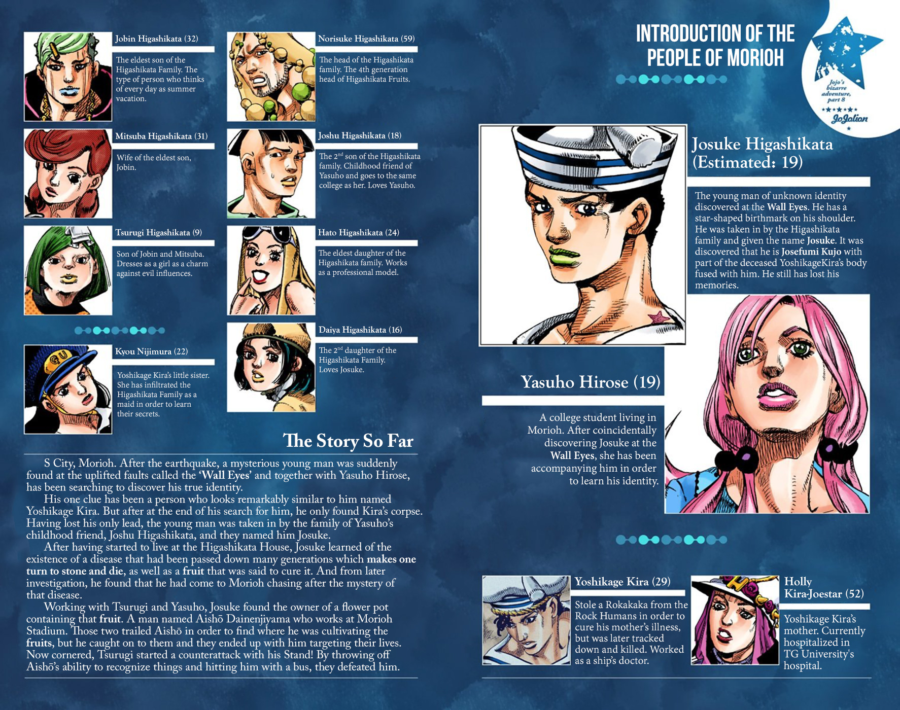 JoJo's Bizarre Adventure, Part 8: JoJolion Colored Manga