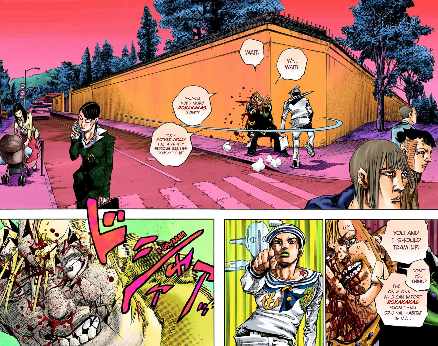 JoJo's Bizarre Adventure, Part 8: JoJolion Colored Manga