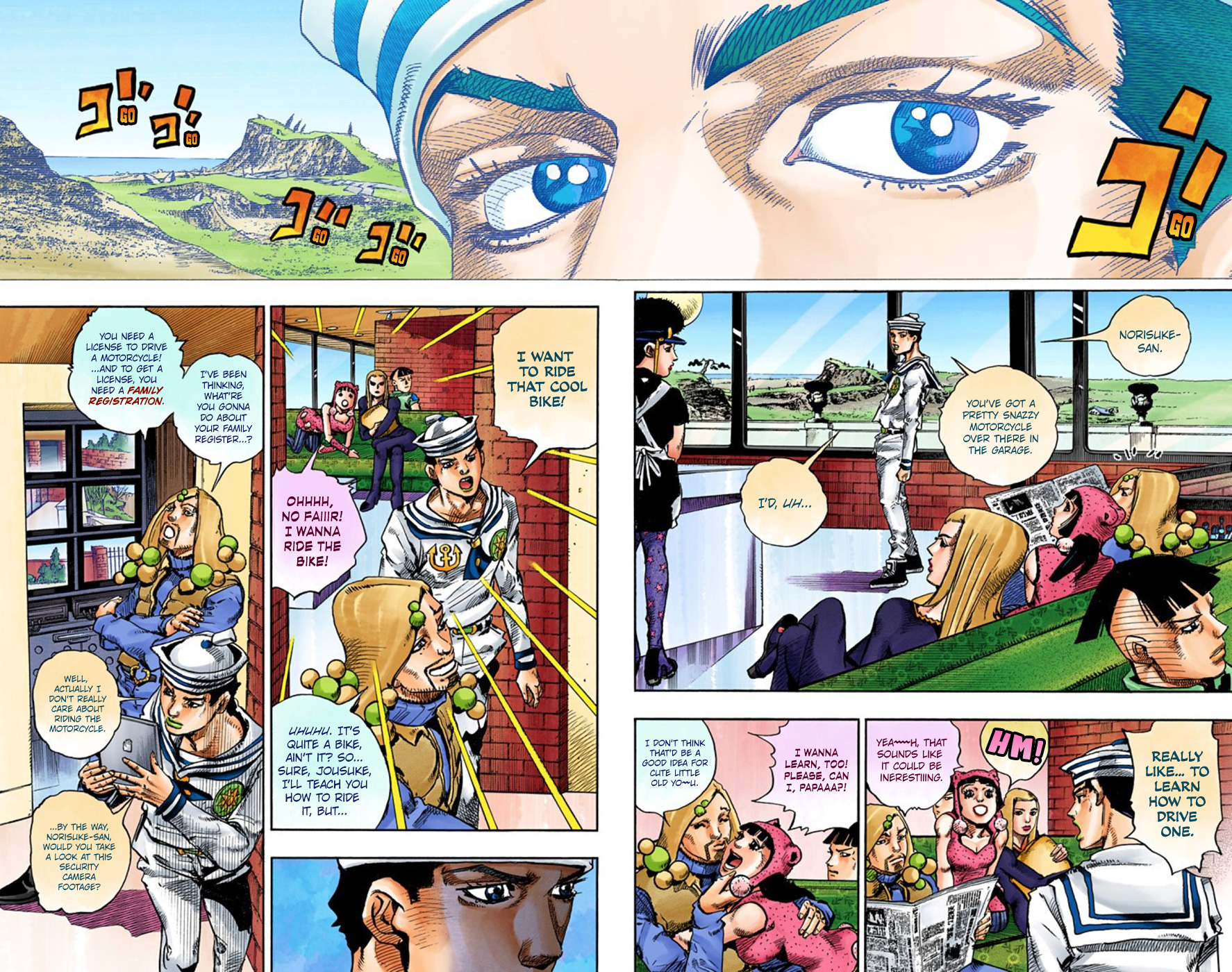 JoJo's Bizarre Adventure, Part 8: JoJolion Colored Manga
