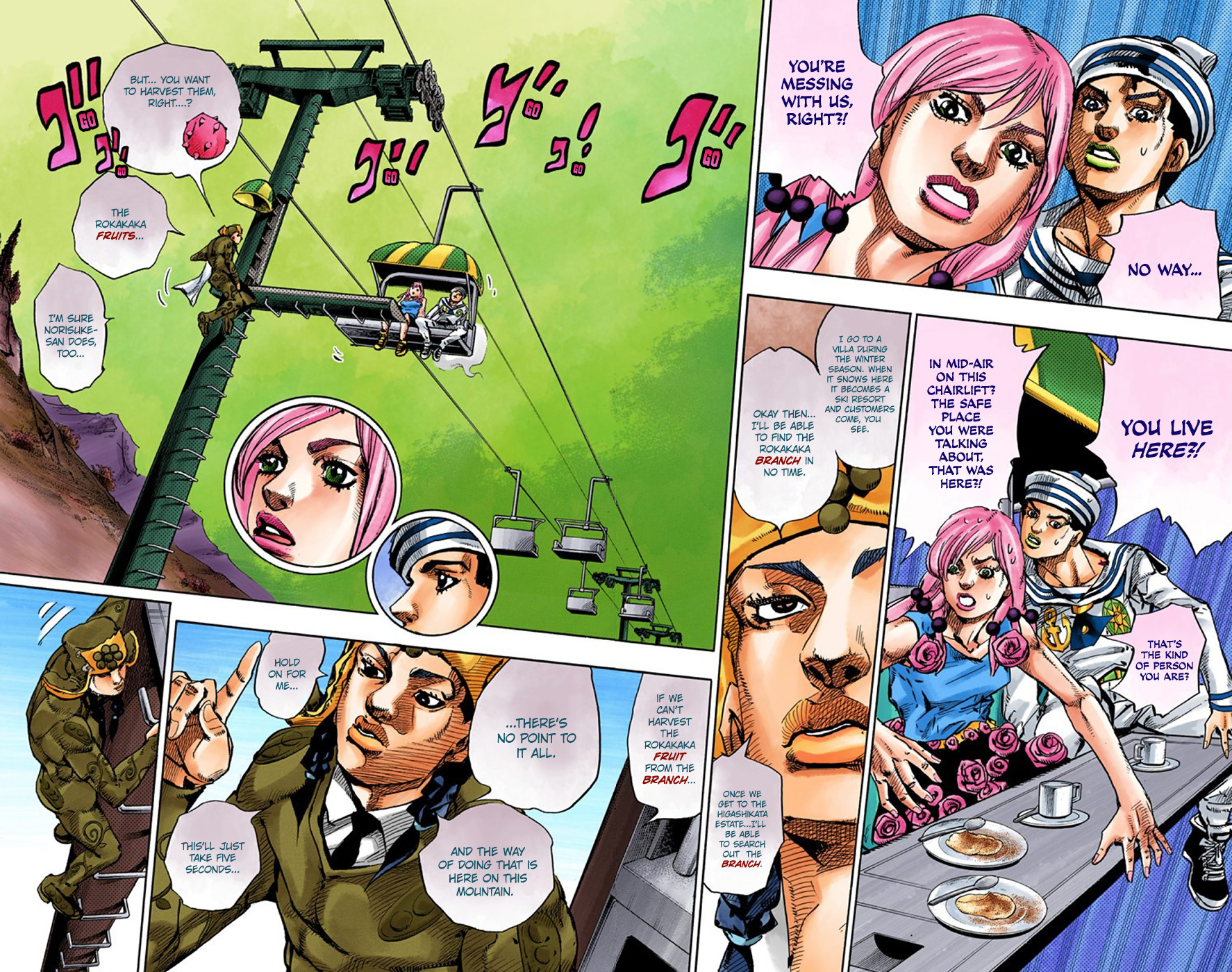 JoJo's Bizarre Adventure, Part 8: JoJolion Colored Manga