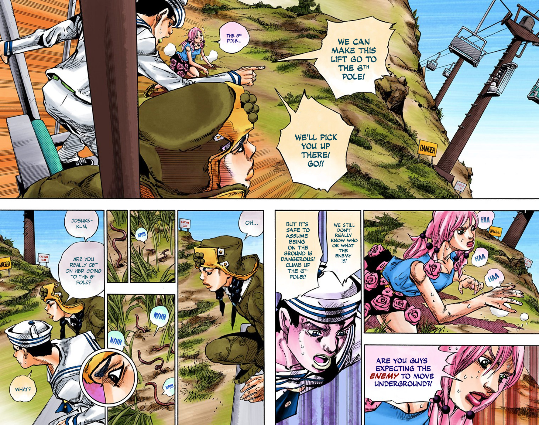 JoJo's Bizarre Adventure, Part 8: JoJolion Colored Manga