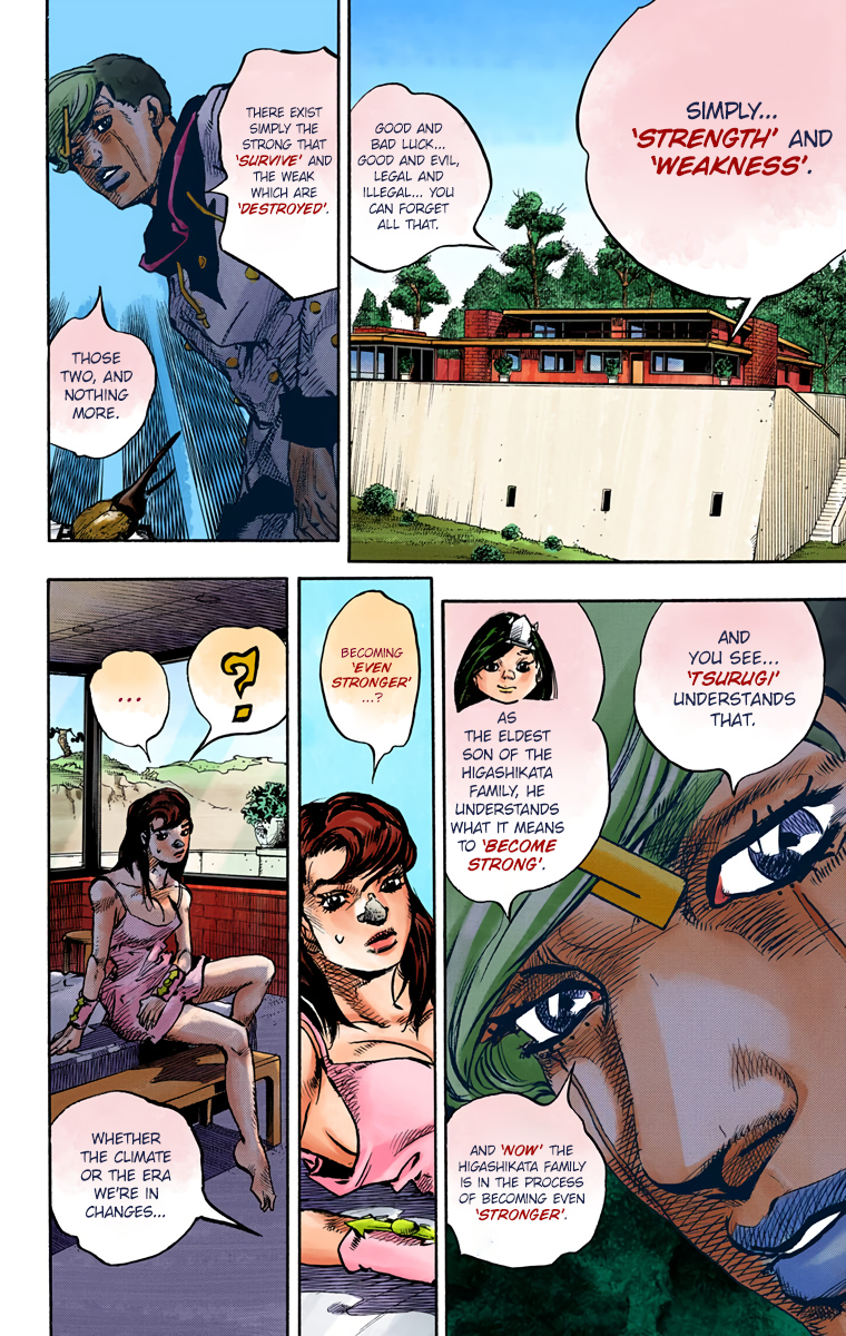 JoJo's Bizarre Adventure, Part 8: JoJolion Colored Manga