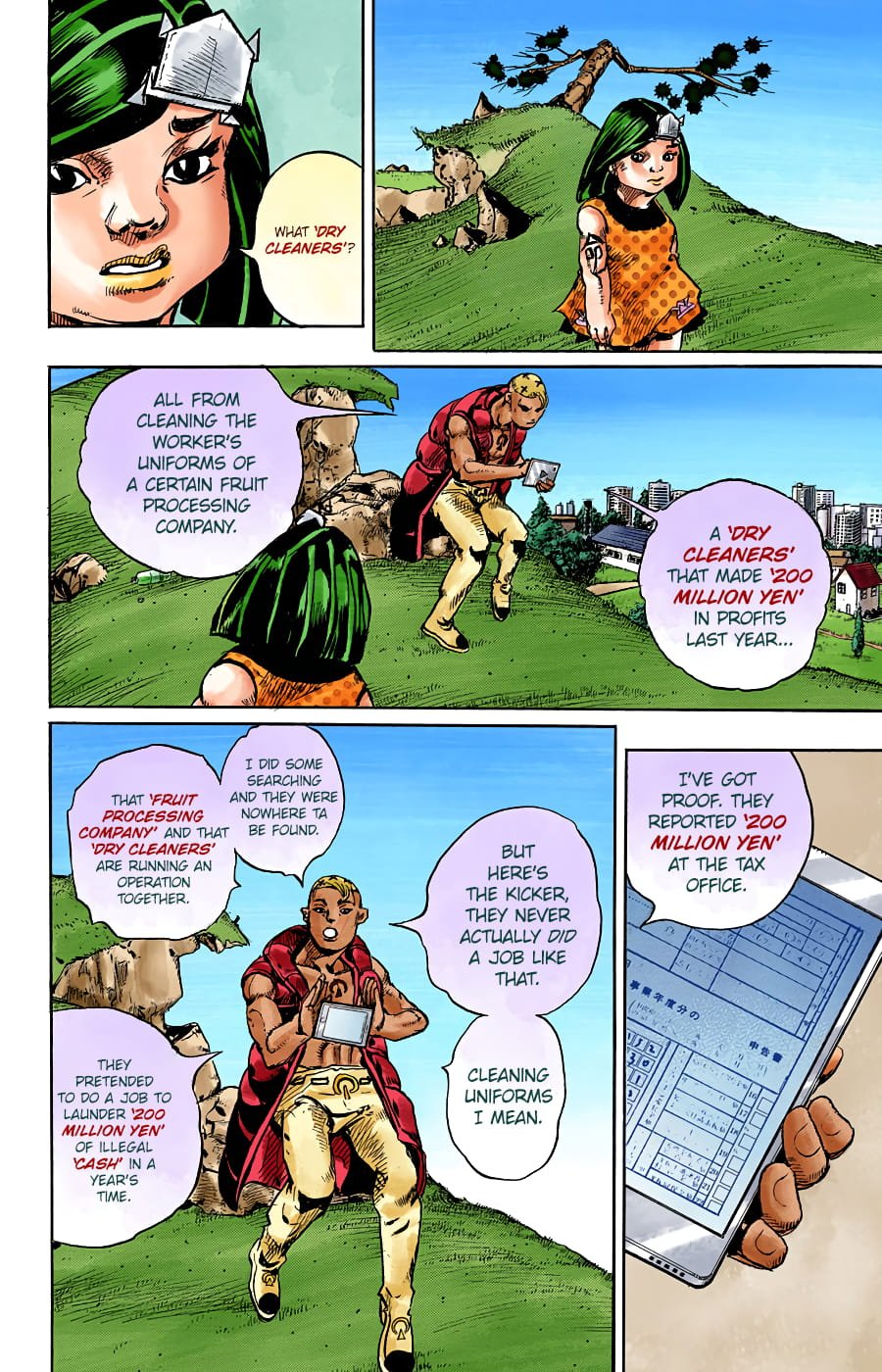 JoJo's Bizarre Adventure, Part 8: JoJolion Colored Manga