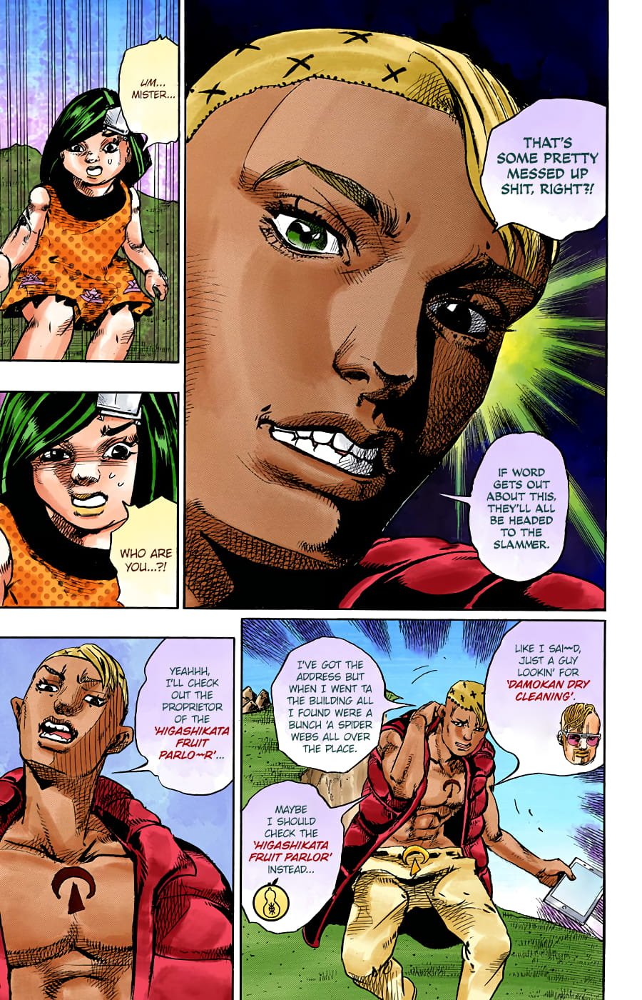 JoJo's Bizarre Adventure, Part 8: JoJolion Colored Manga