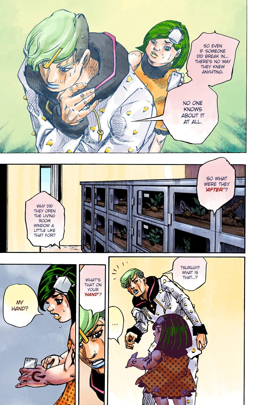 JoJo's Bizarre Adventure, Part 8: JoJolion Colored Manga