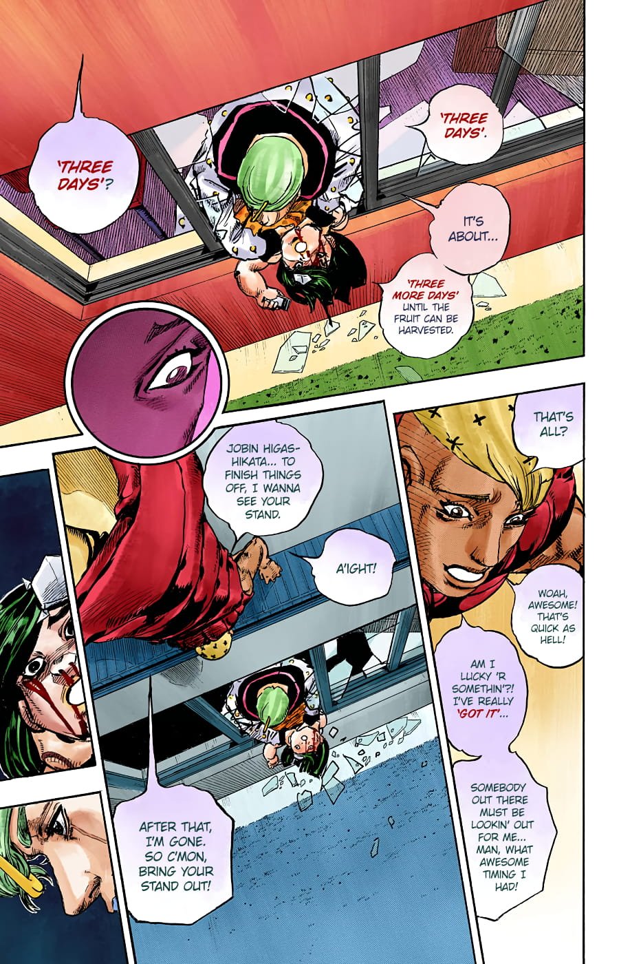 JoJo's Bizarre Adventure, Part 8: JoJolion Colored Manga