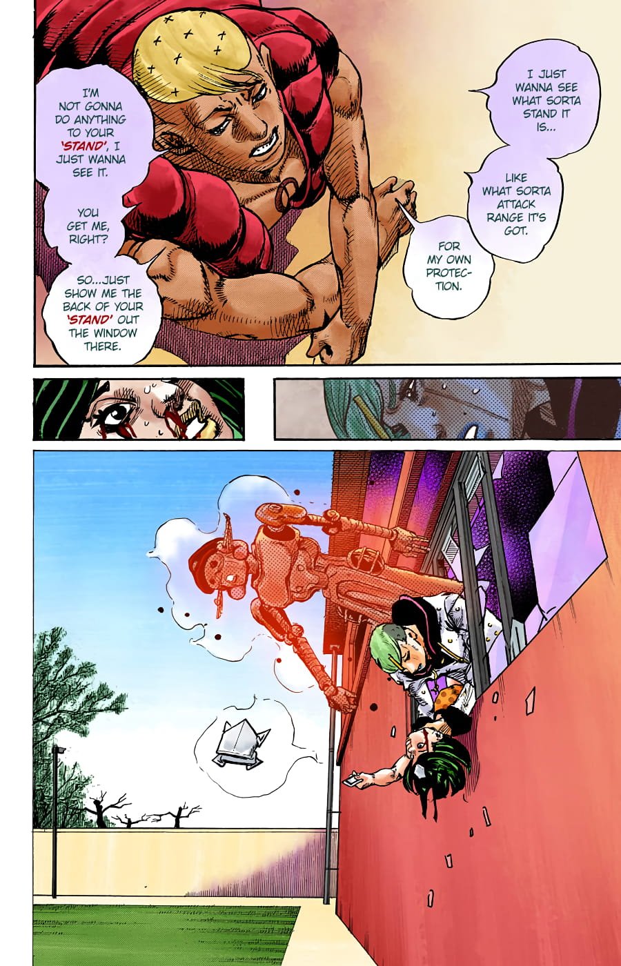 JoJo's Bizarre Adventure, Part 8: JoJolion Colored Manga
