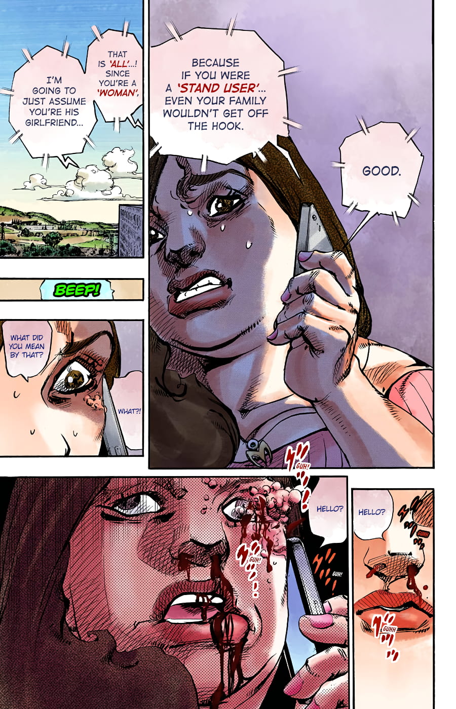 JoJo's Bizarre Adventure, Part 8: JoJolion Colored Manga