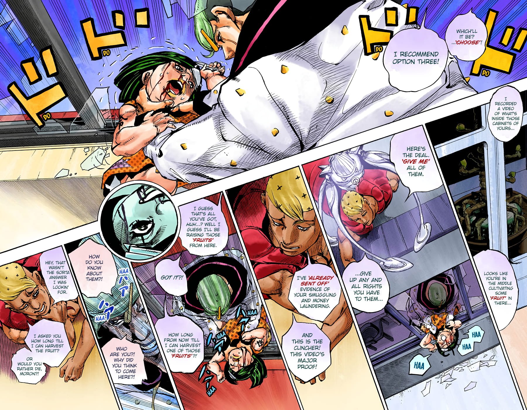 JoJo's Bizarre Adventure, Part 8: JoJolion Colored Manga