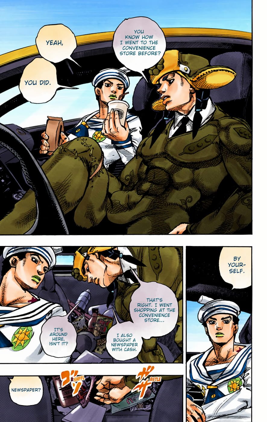 JoJo's Bizarre Adventure, Part 8: JoJolion Colored Manga