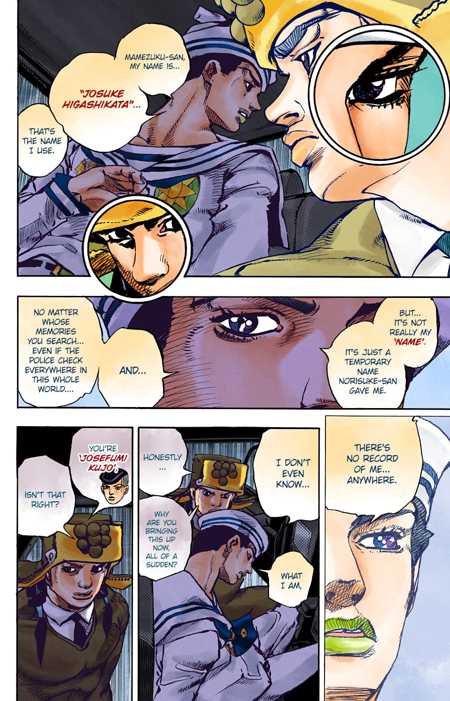 JoJo's Bizarre Adventure, Part 8: JoJolion Colored Manga