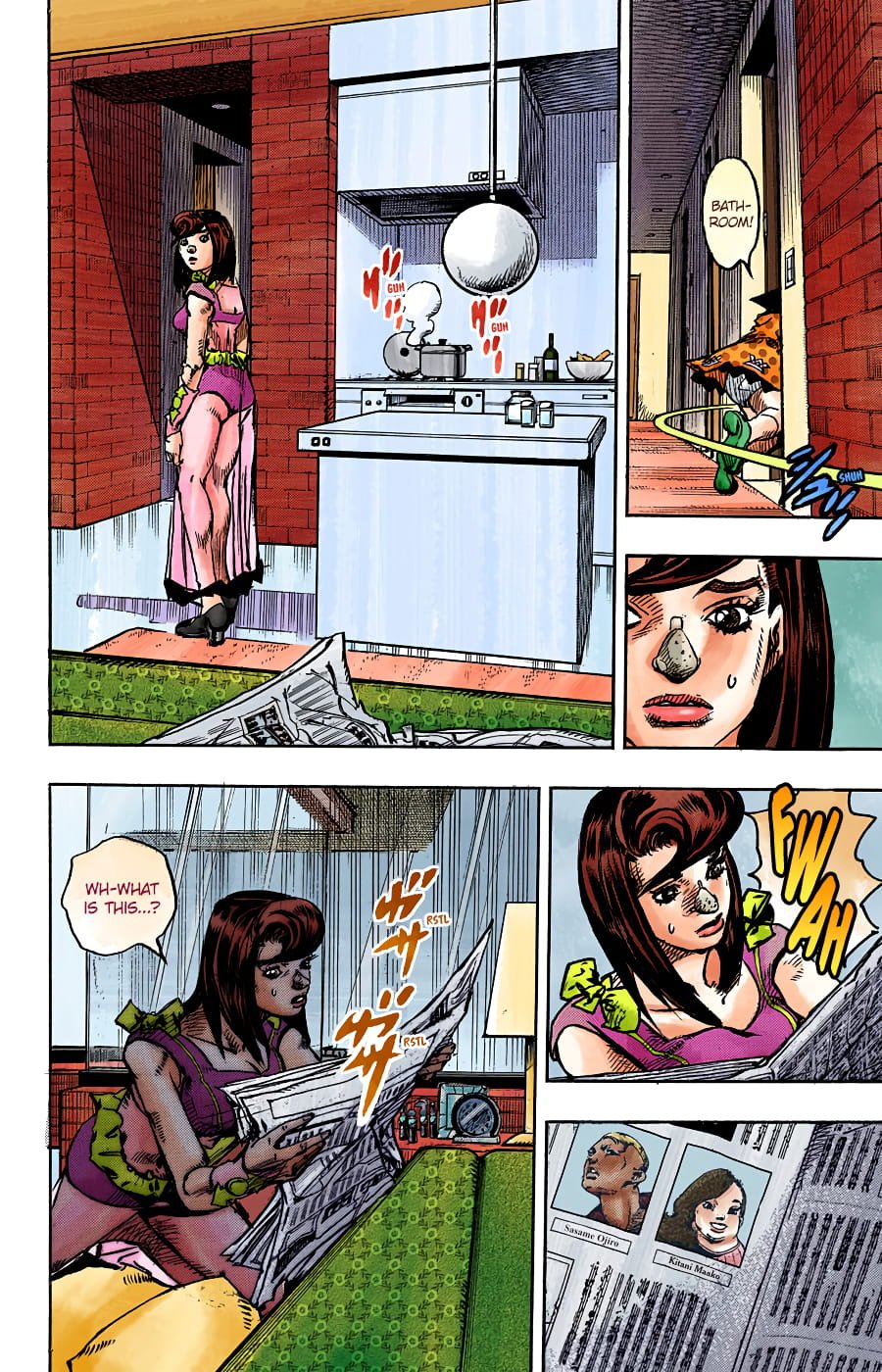 JoJo's Bizarre Adventure, Part 8: JoJolion Colored Manga