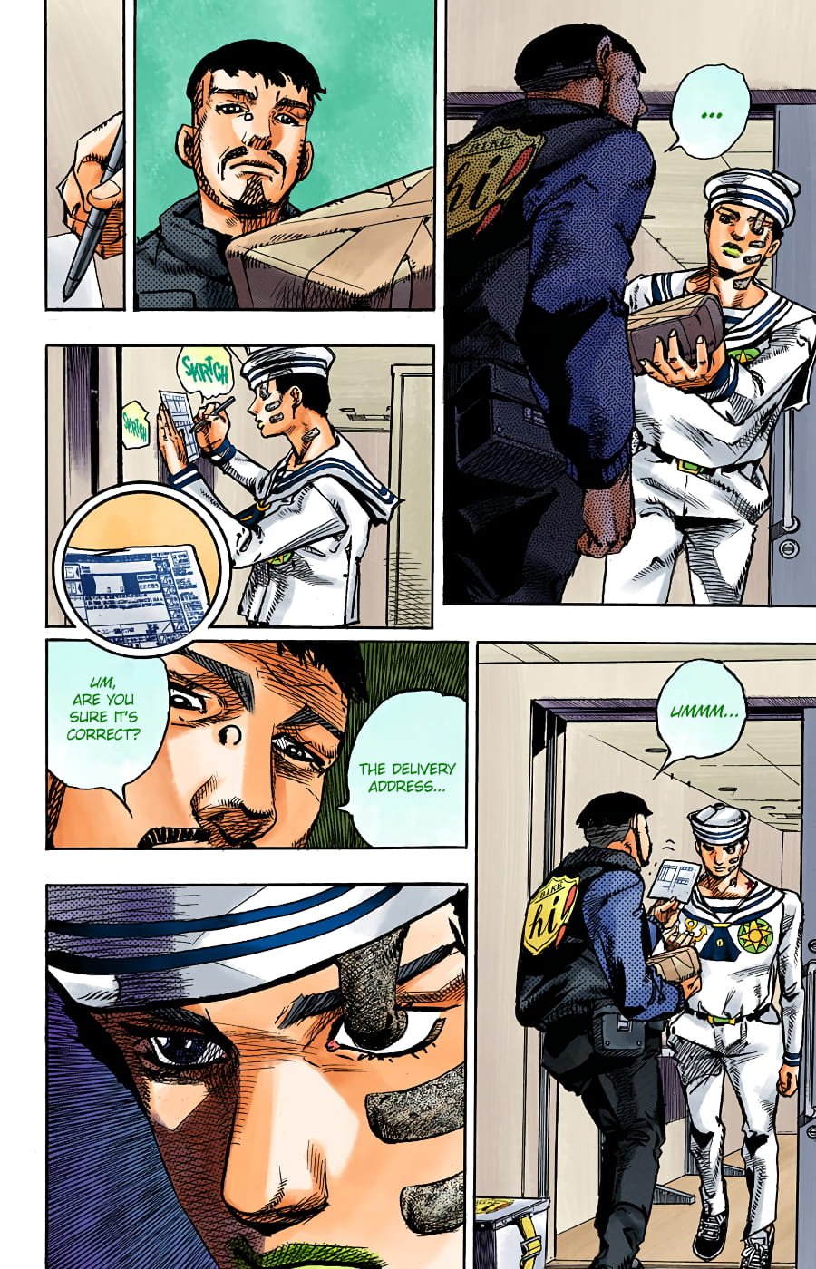 JoJo's Bizarre Adventure, Part 8: JoJolion Colored Manga