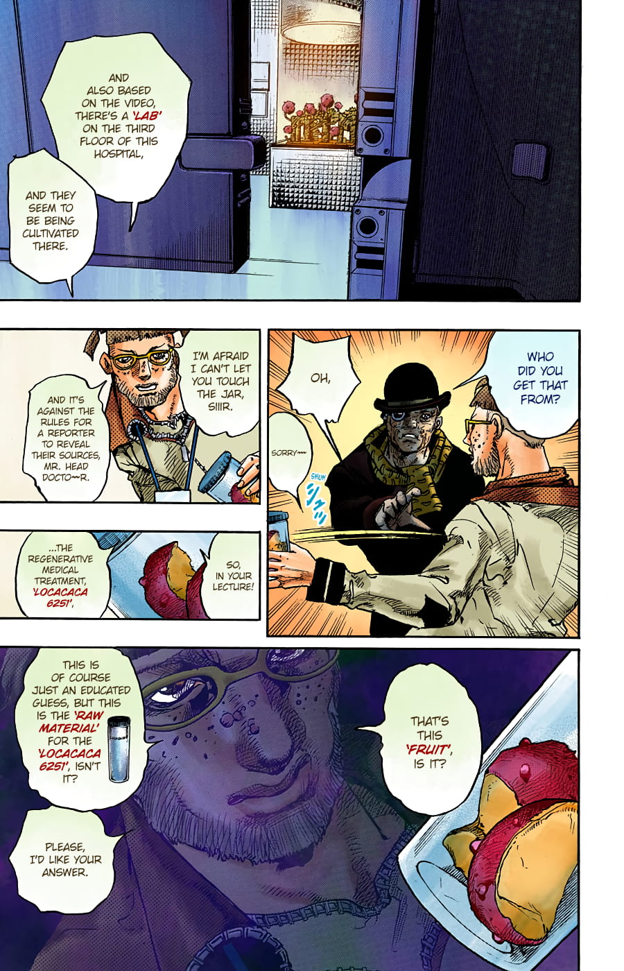 JoJo's Bizarre Adventure, Part 8: JoJolion Colored Manga