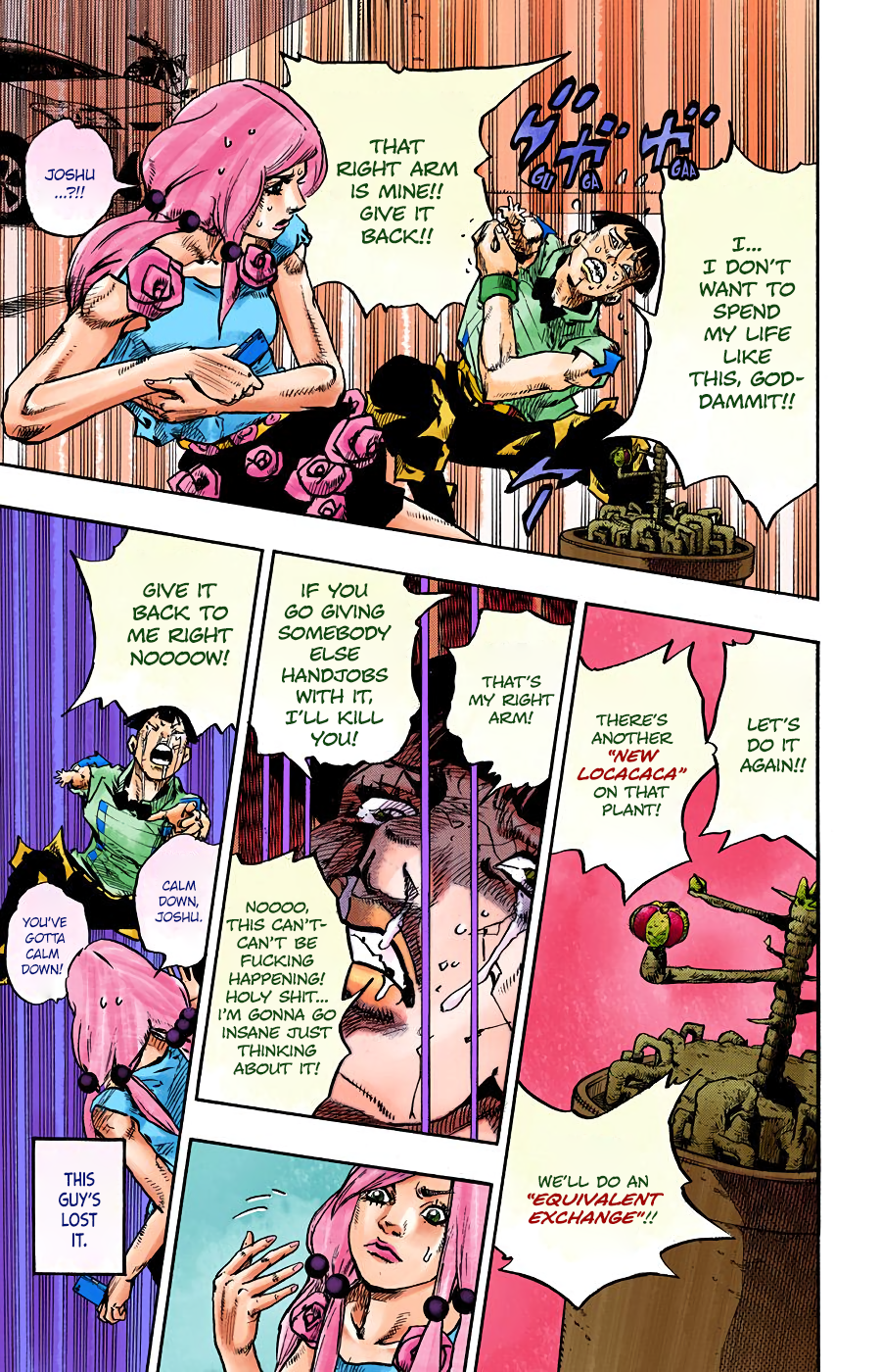 JoJo's Bizarre Adventure, Part 8: JoJolion Colored Manga