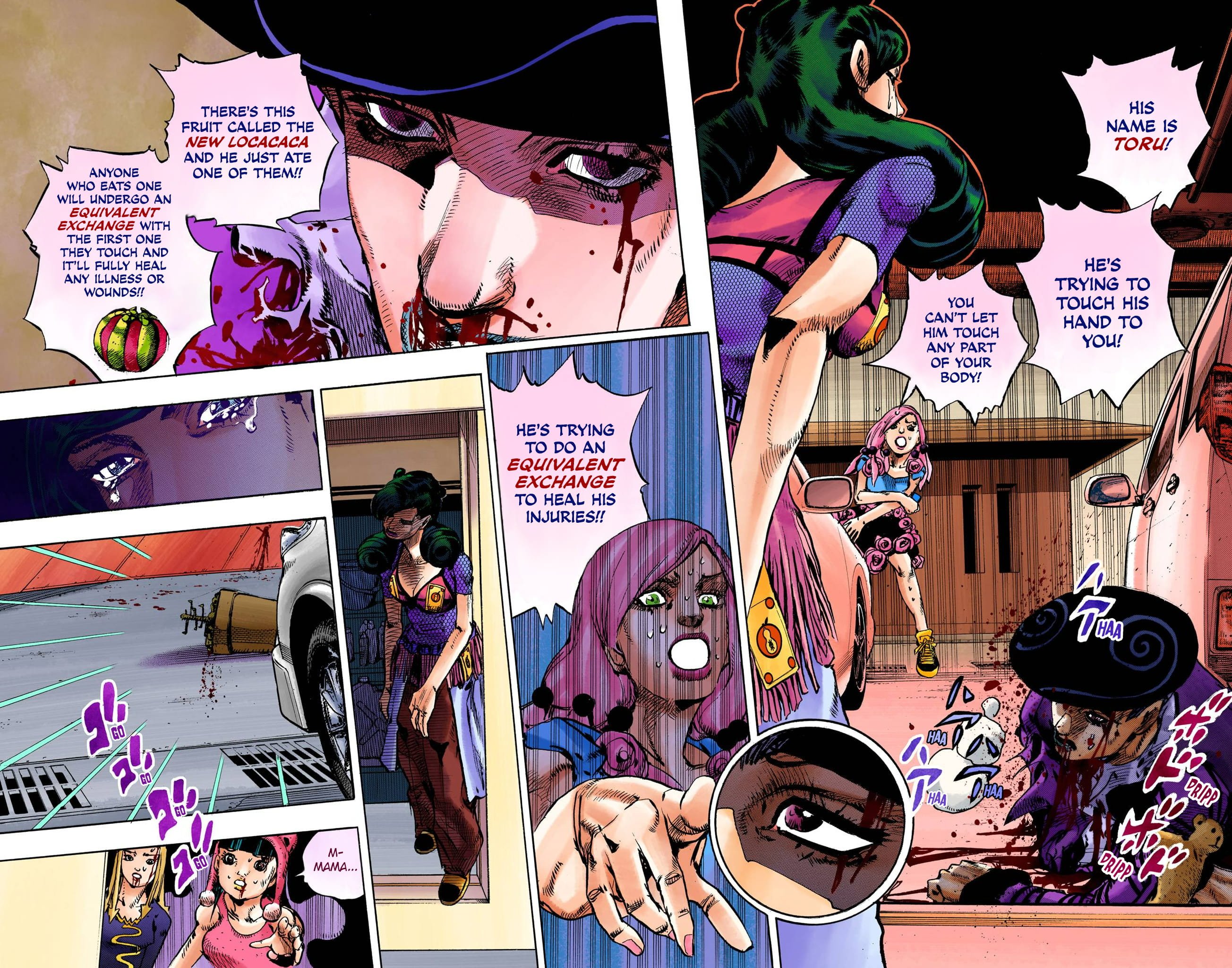 JoJo's Bizarre Adventure, Part 8: JoJolion Colored Manga