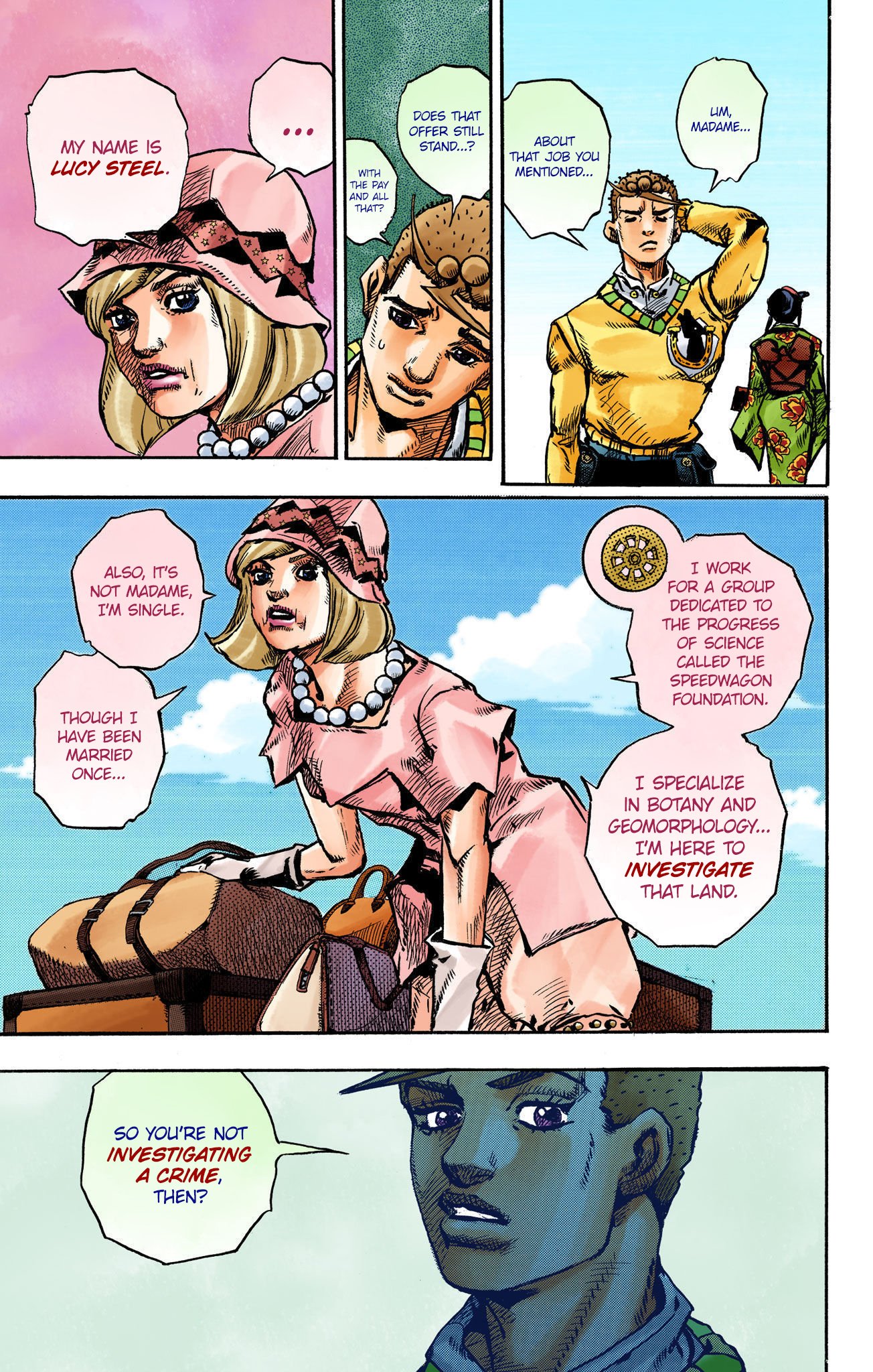 JoJo's Bizarre Adventure, Part 8: JoJolion Colored Manga