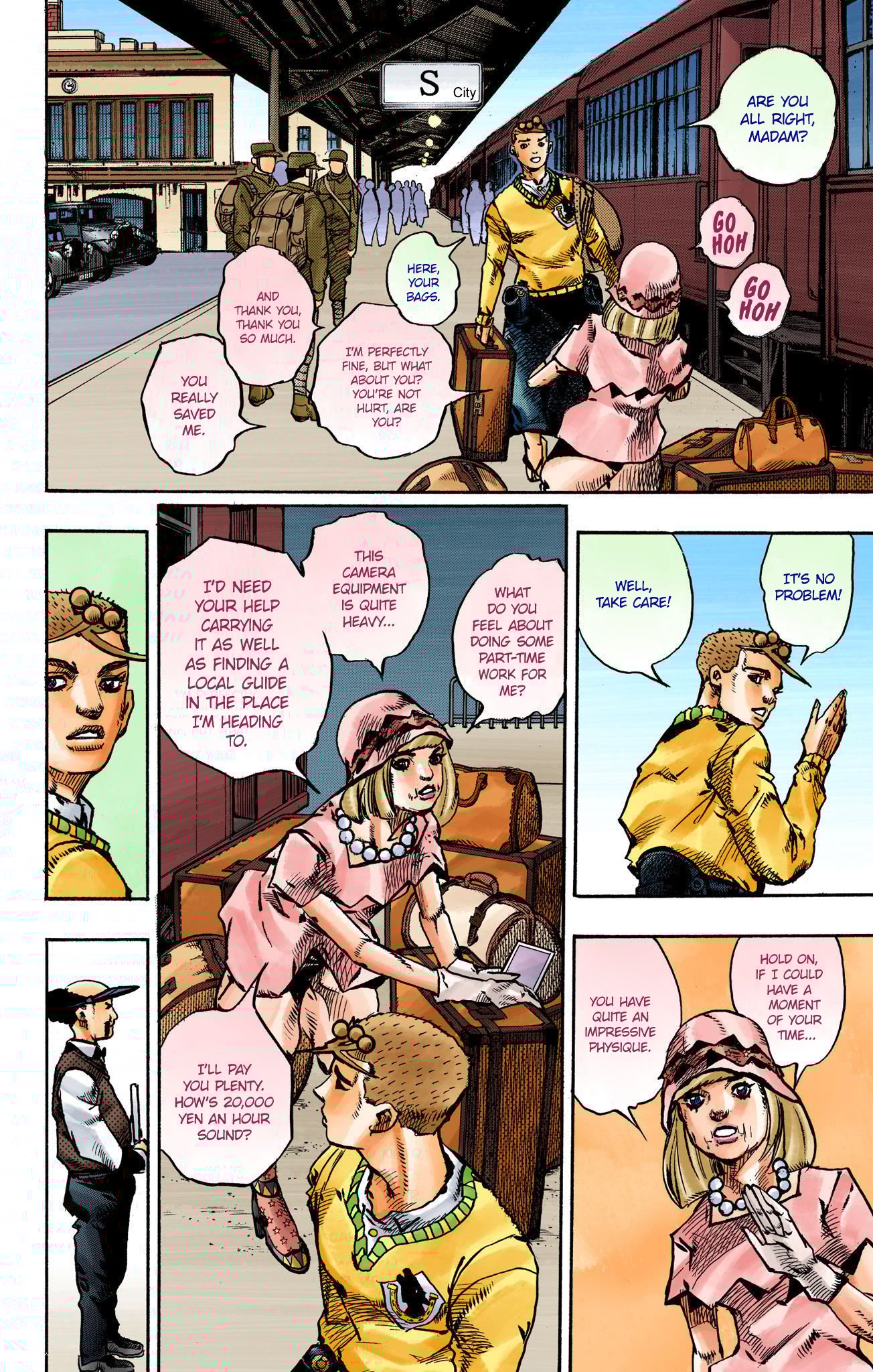 JoJo's Bizarre Adventure, Part 8: JoJolion Colored Manga