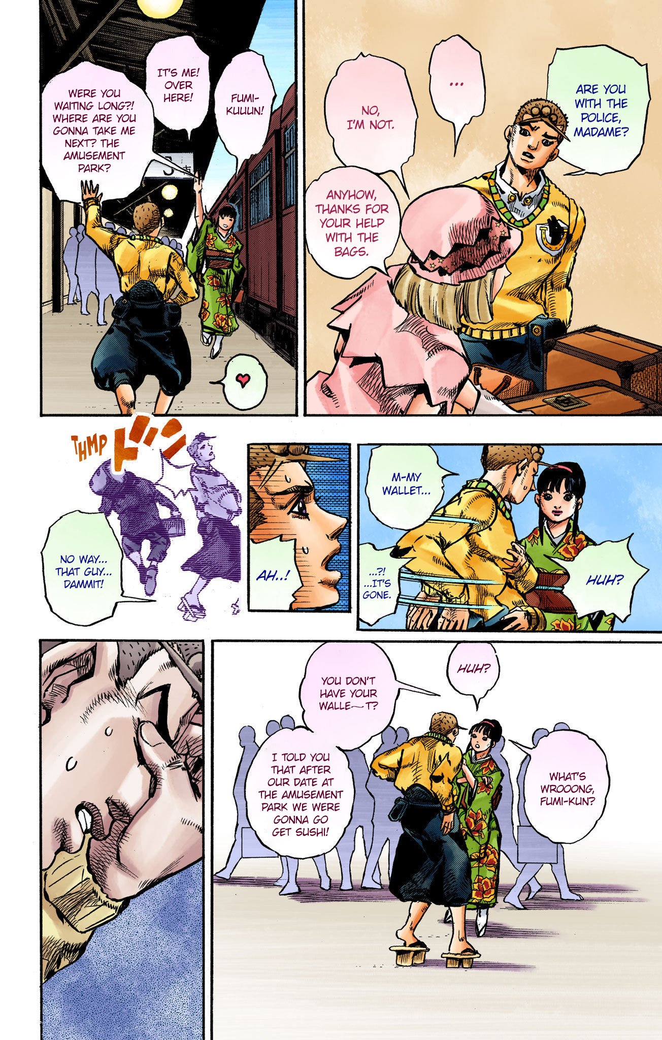 JoJo's Bizarre Adventure, Part 8: JoJolion Colored Manga