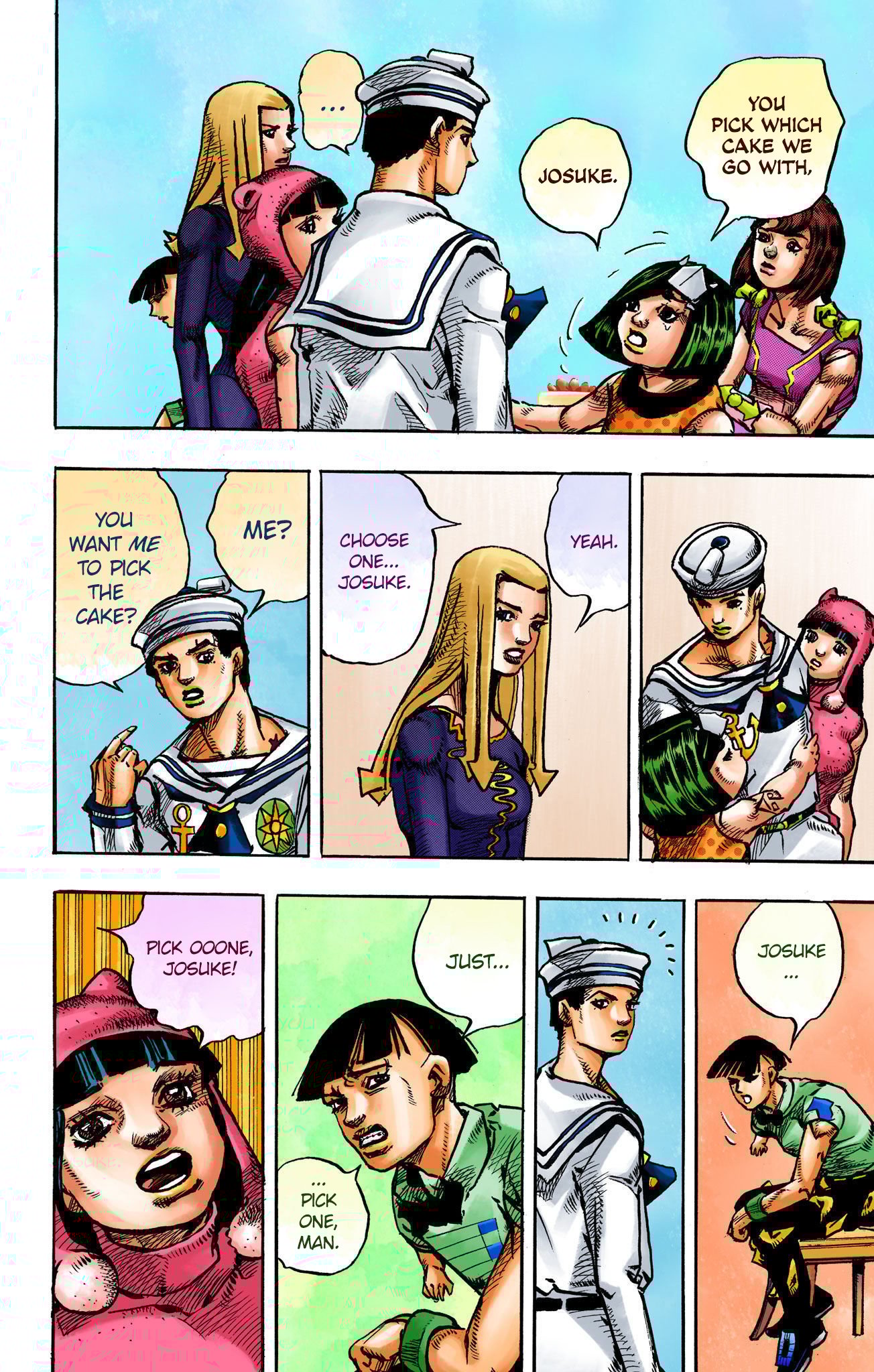 JoJo's Bizarre Adventure, Part 8: JoJolion Colored Manga