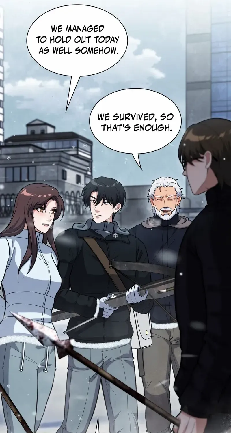 Office Worker in the Ice Age Apocalypse