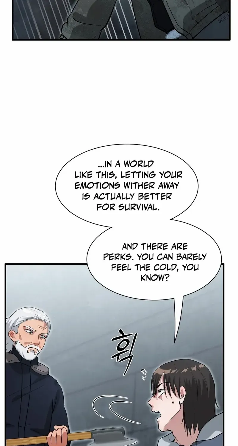 Office Worker in the Ice Age Apocalypse