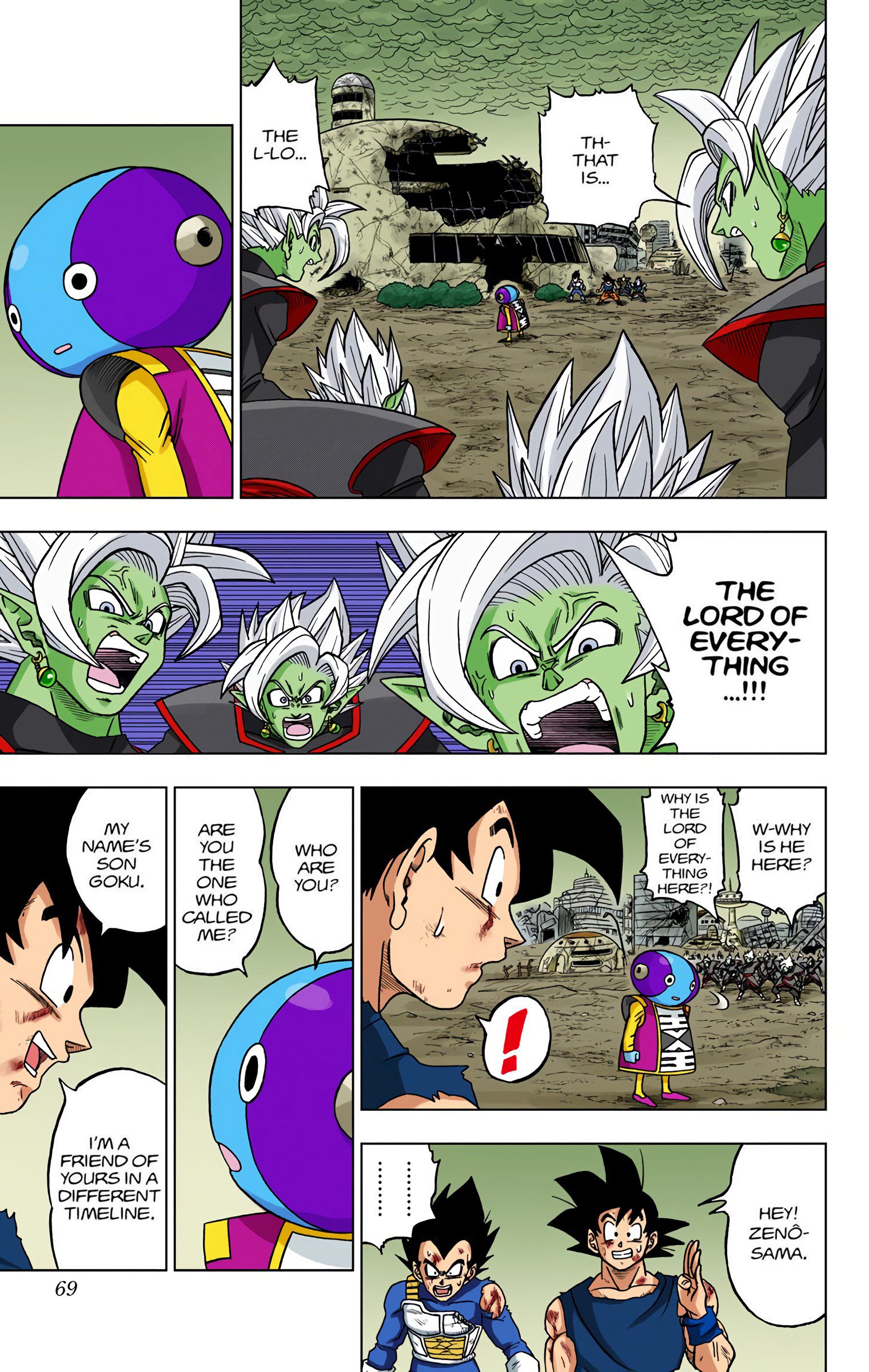 DBS Colored Manga