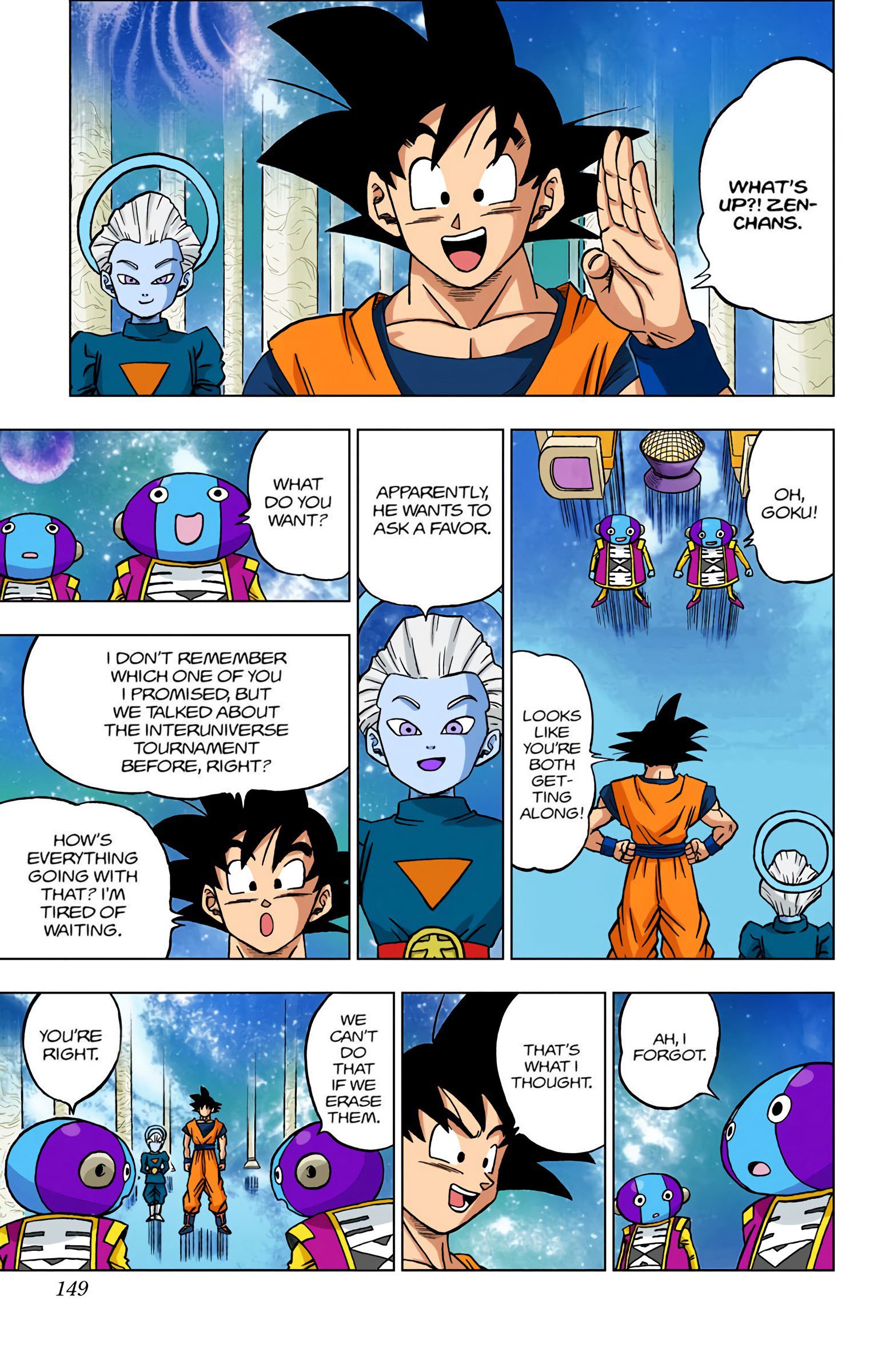 DBS Colored Manga