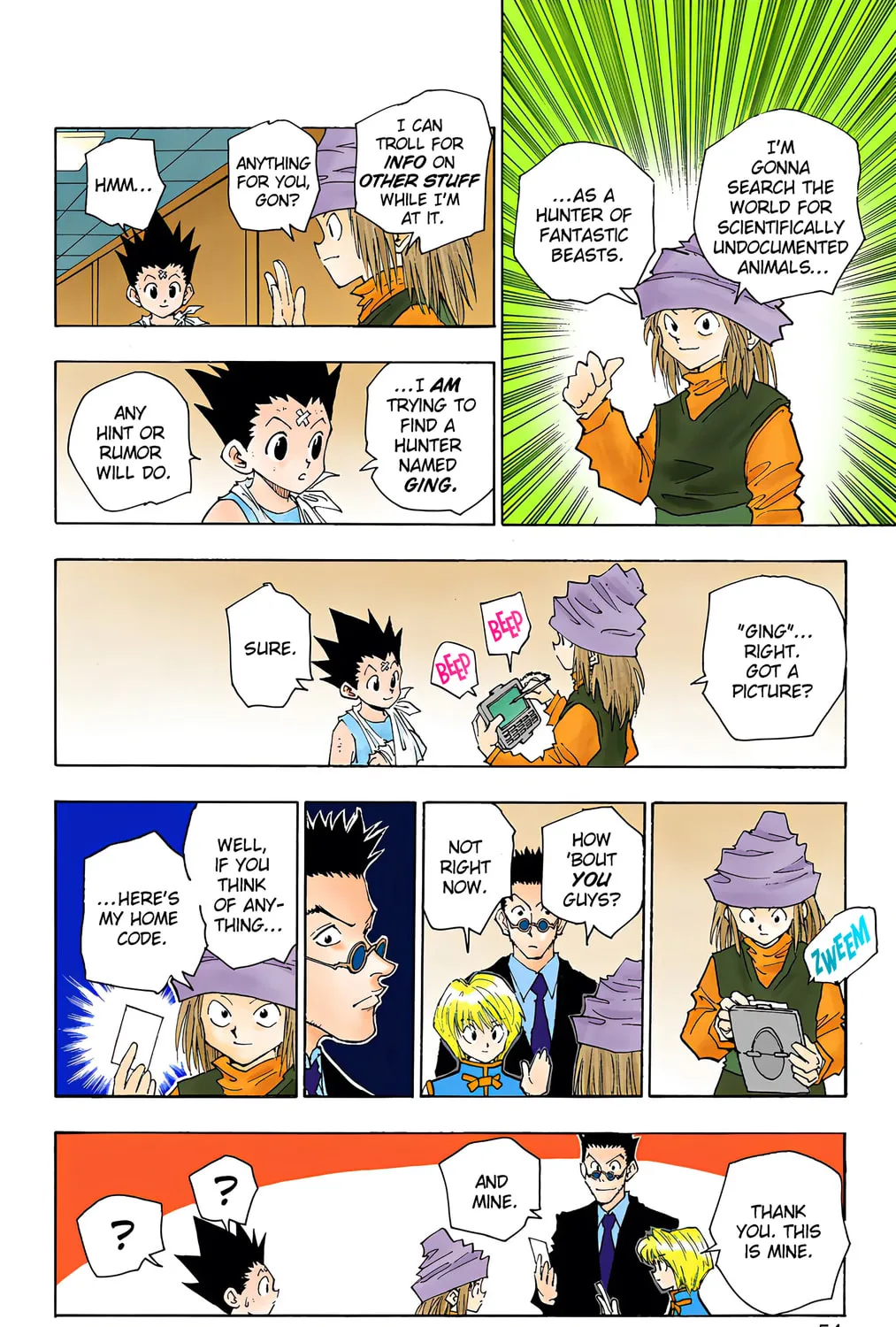 Hunter x Hunter Colored Manga