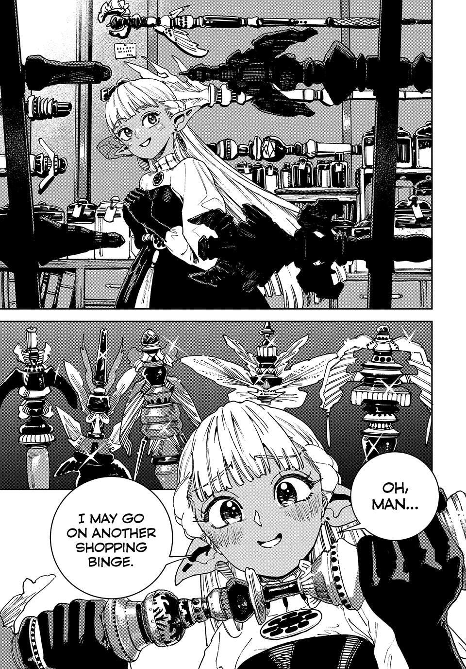 The Journey of a Dark Elf with Fading Powers