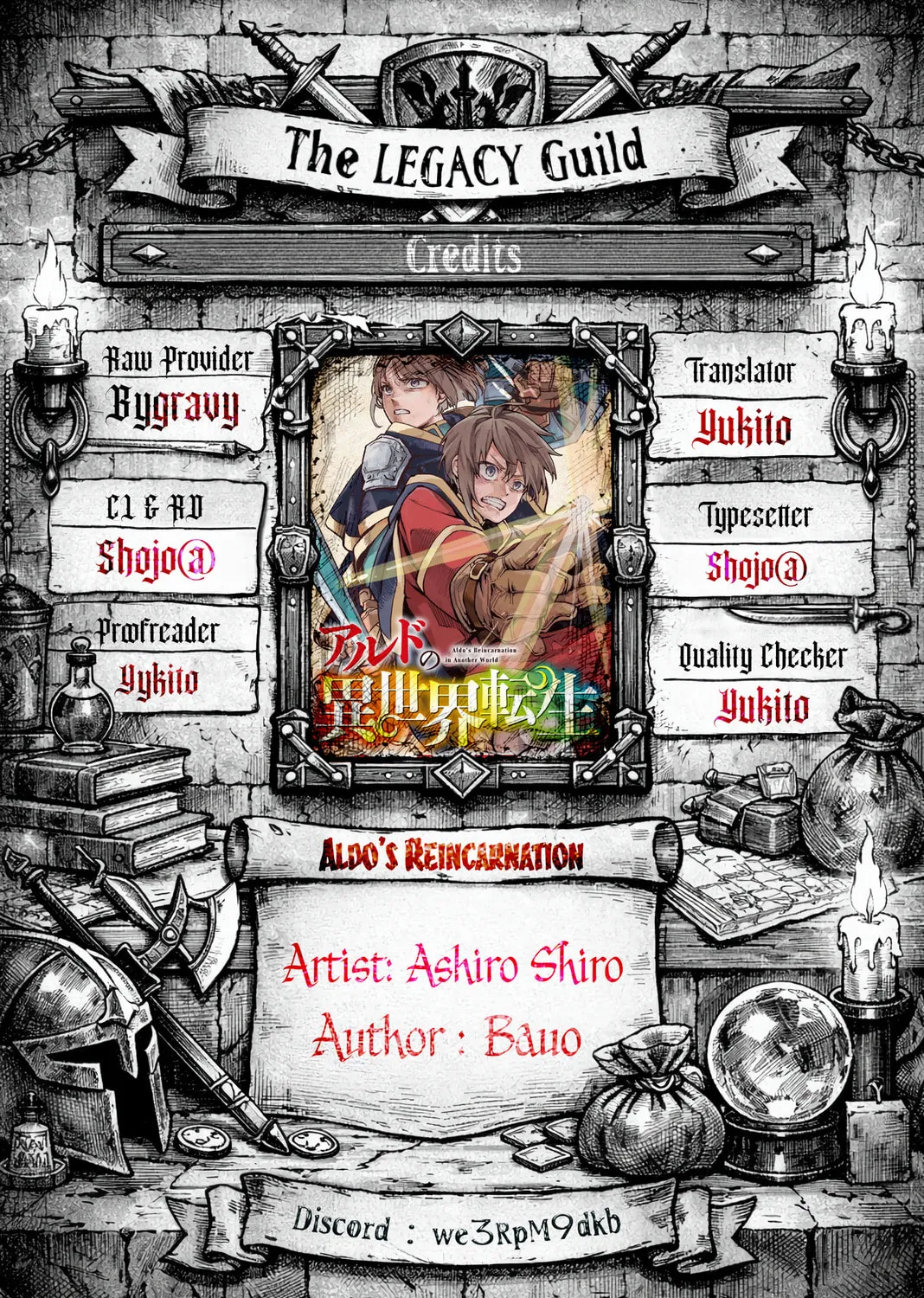 Aldo's Reincarnation in Another World