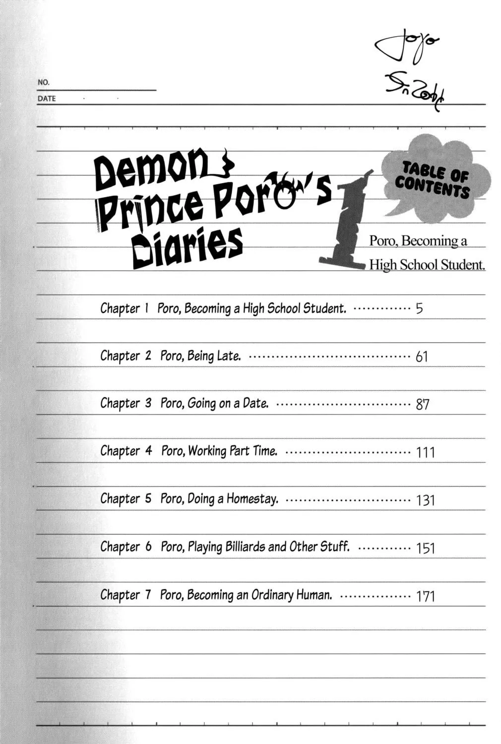 Demon Prince Poro's Diaries