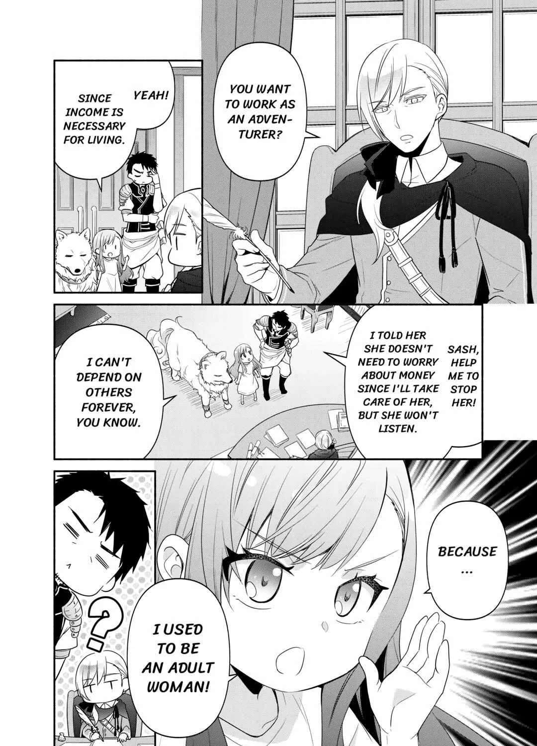 The Reincarnated Little Girl Lives With Divine Beast, Prince, and Mercenaries of Tough Guys