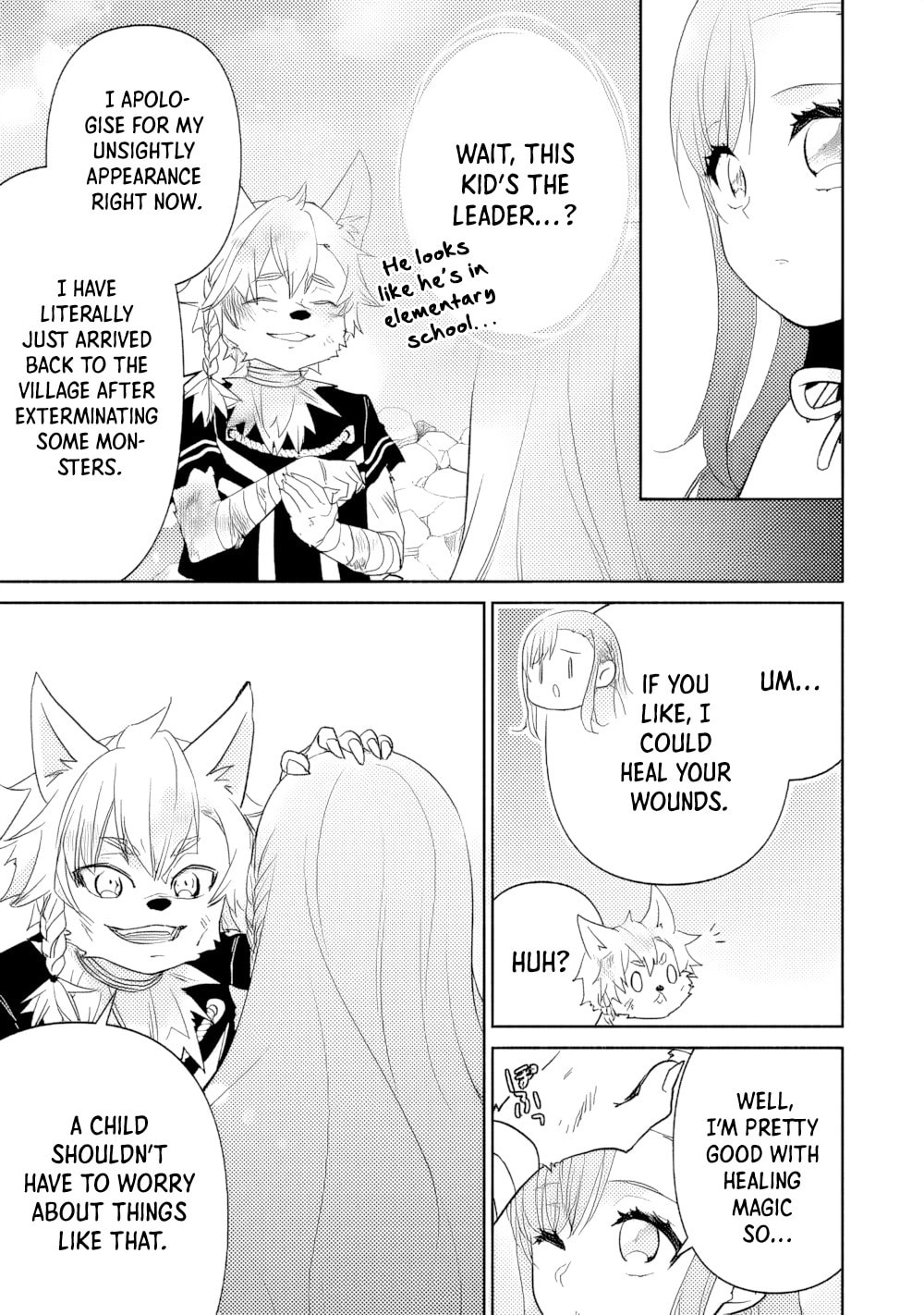 The Reincarnated Little Girl Lives With Divine Beast, Prince, and Mercenaries of Tough Guys