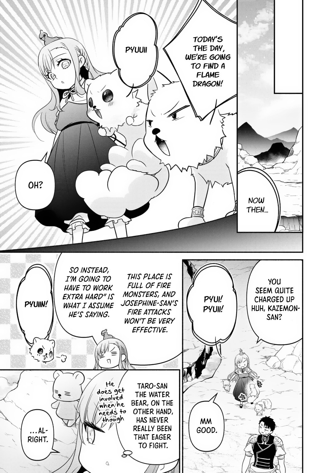 The Reincarnated Little Girl Lives With Divine Beast, Prince, and Mercenaries of Tough Guys